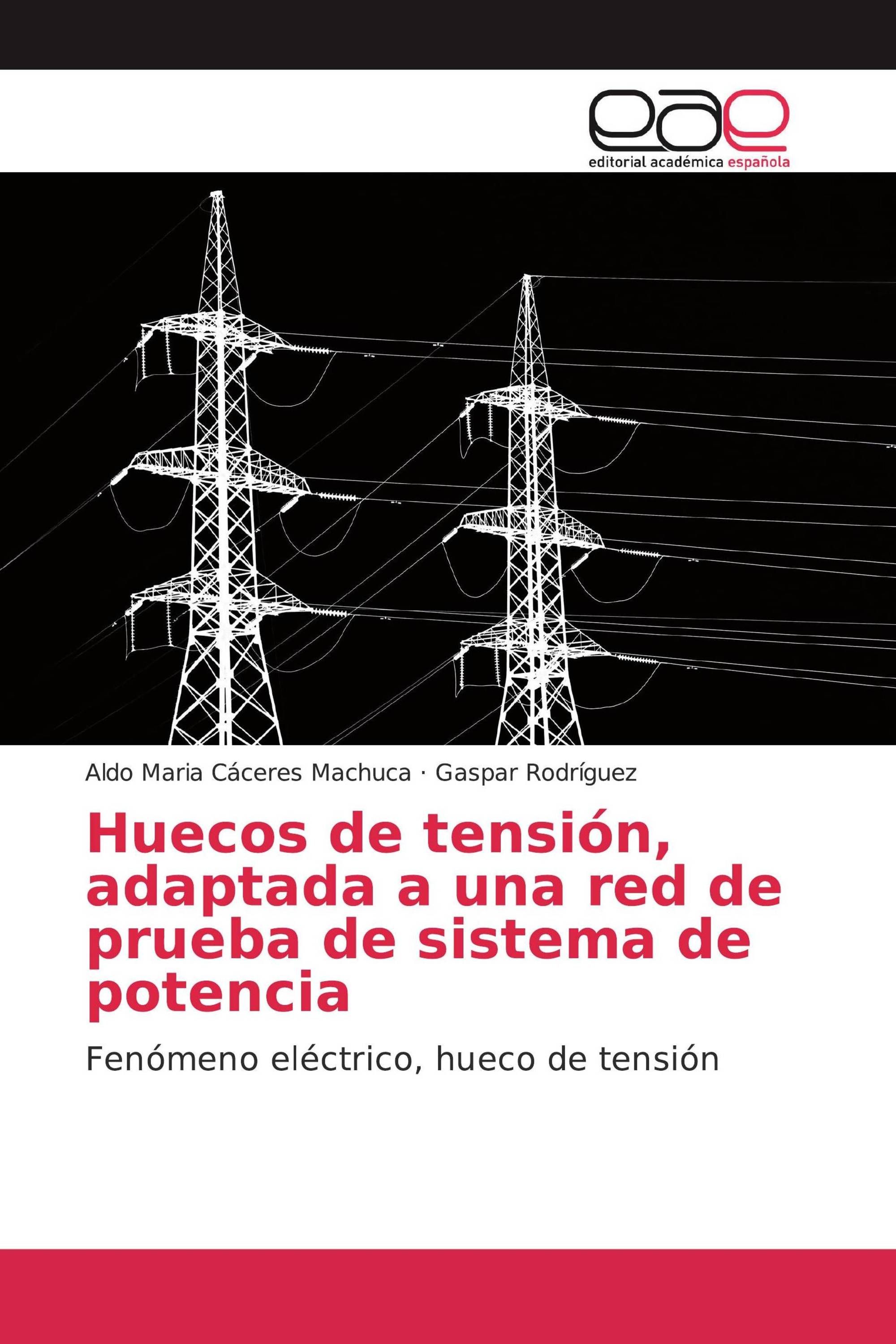 Huecos de tensión, adaptada a una red de prueba de sistema de potencia