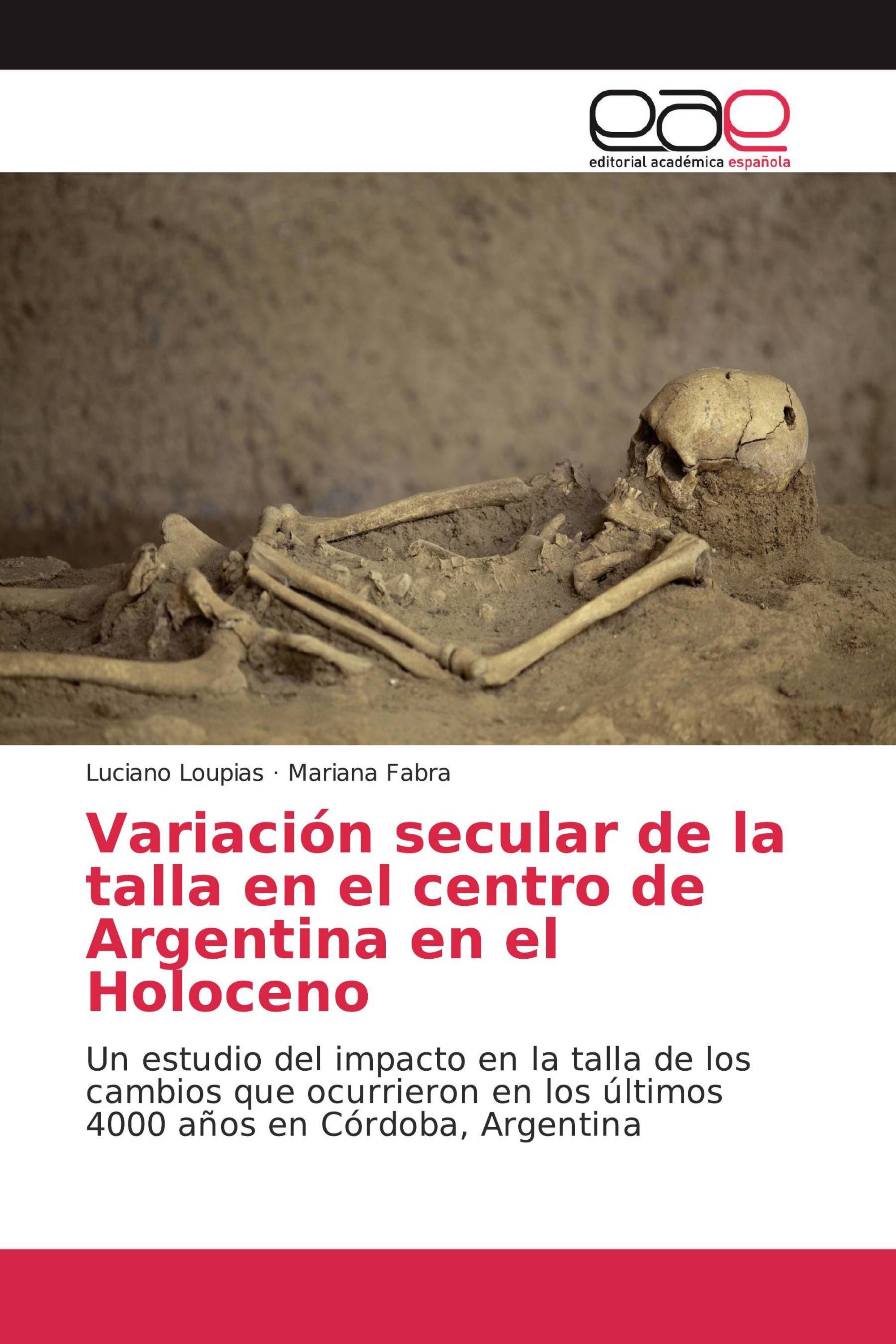 Variación secular de la talla en el centro de Argentina en el Holoceno