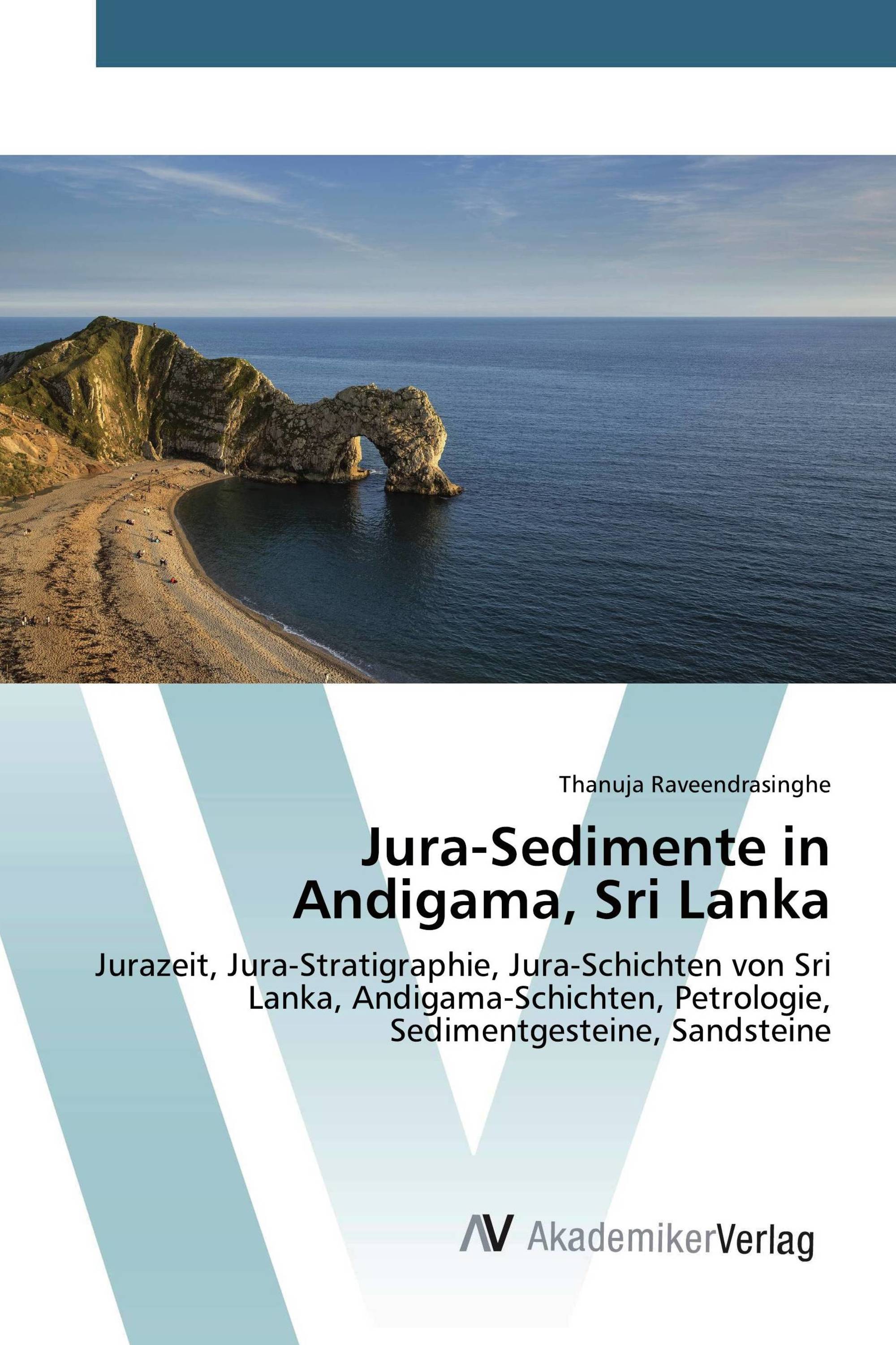 Jura-Sedimente in Andigama, Sri Lanka