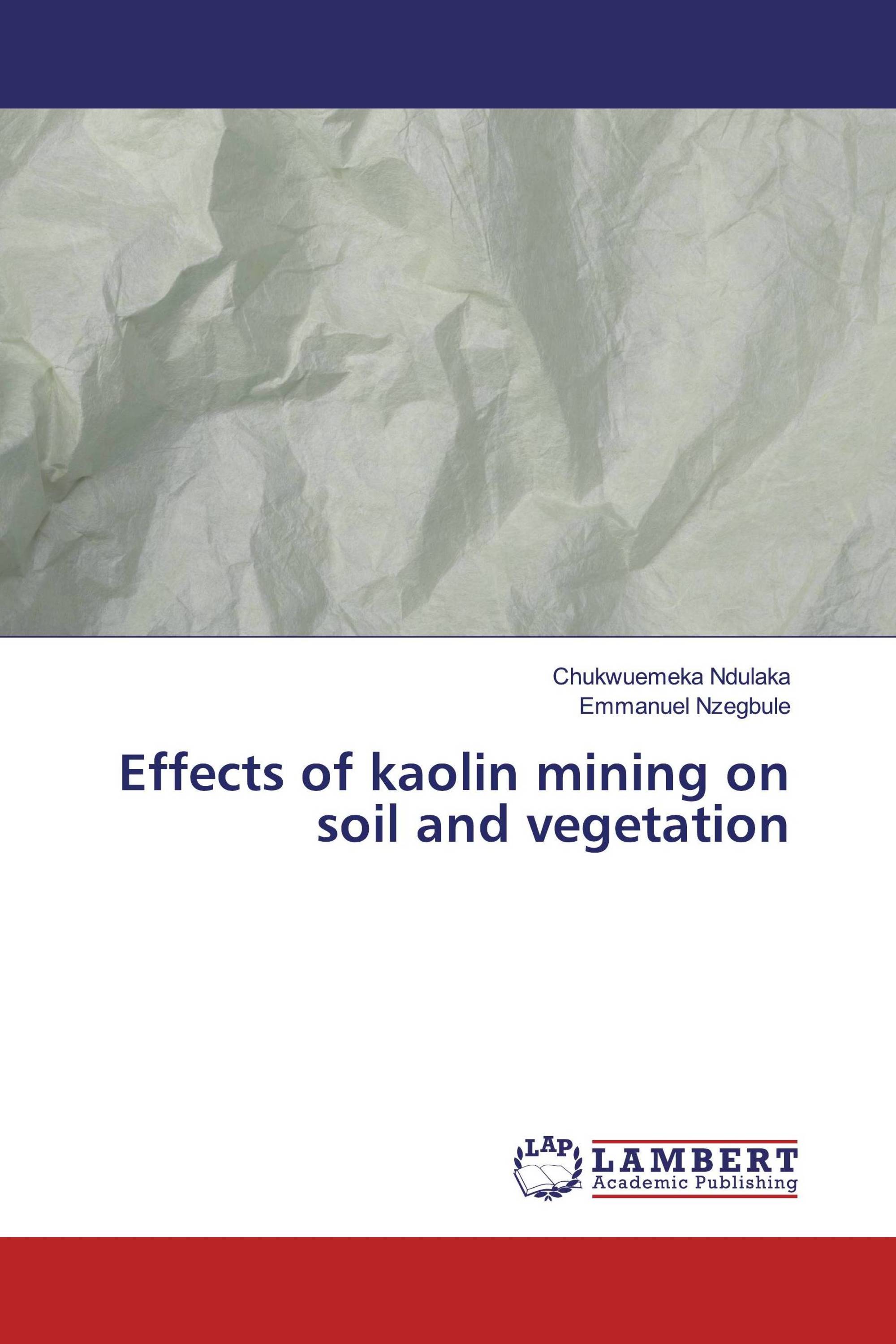 Effects of kaolin mining on soil and vegetation