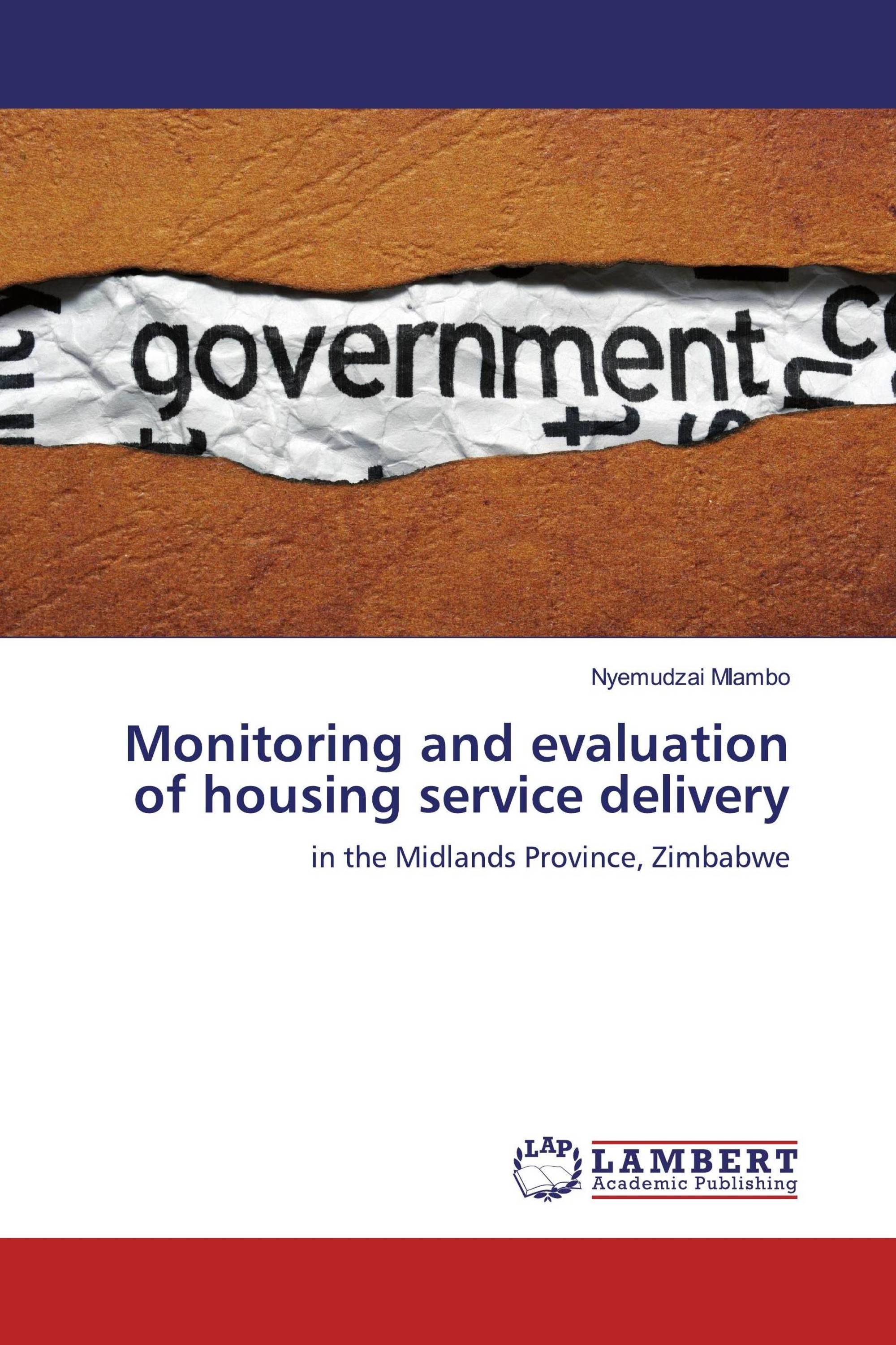 Monitoring and evaluation of housing service delivery