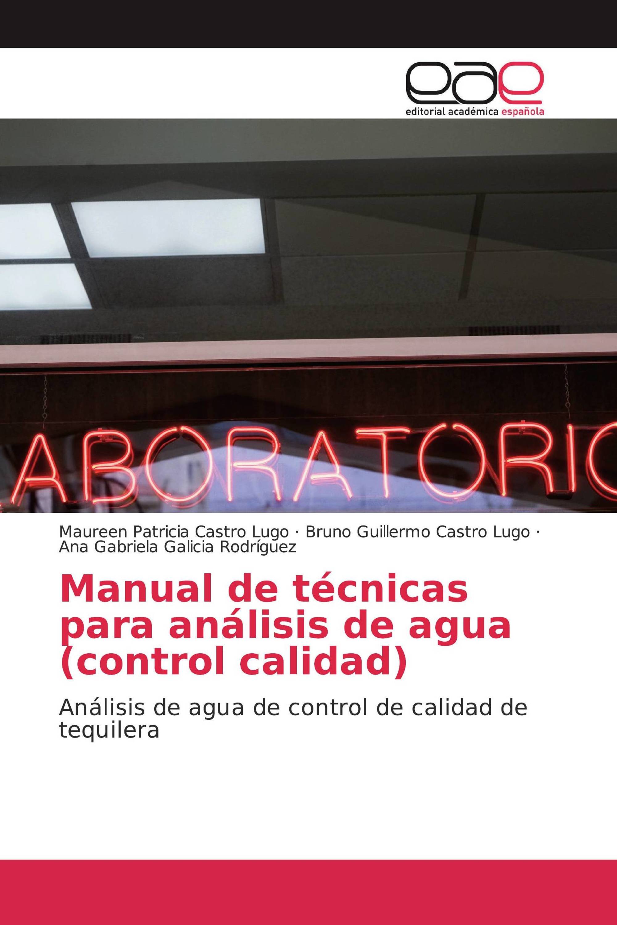 Manual de técnicas para análisis de agua (control calidad)