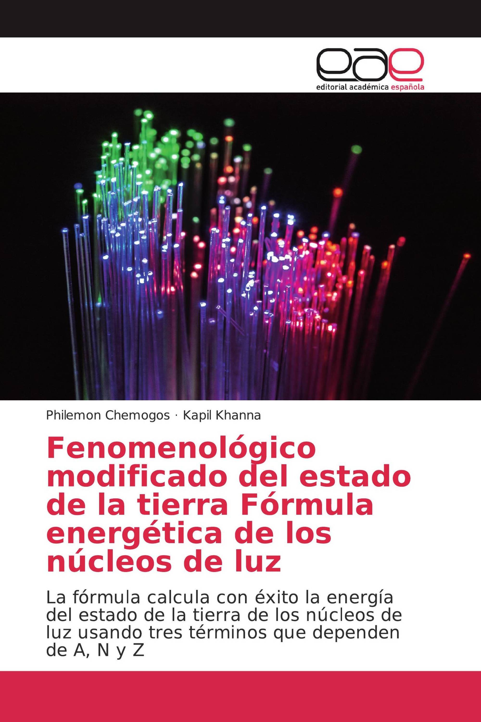 Fenomenológico modificado del estado de la tierra Fórmula energética de los núcleos de luz