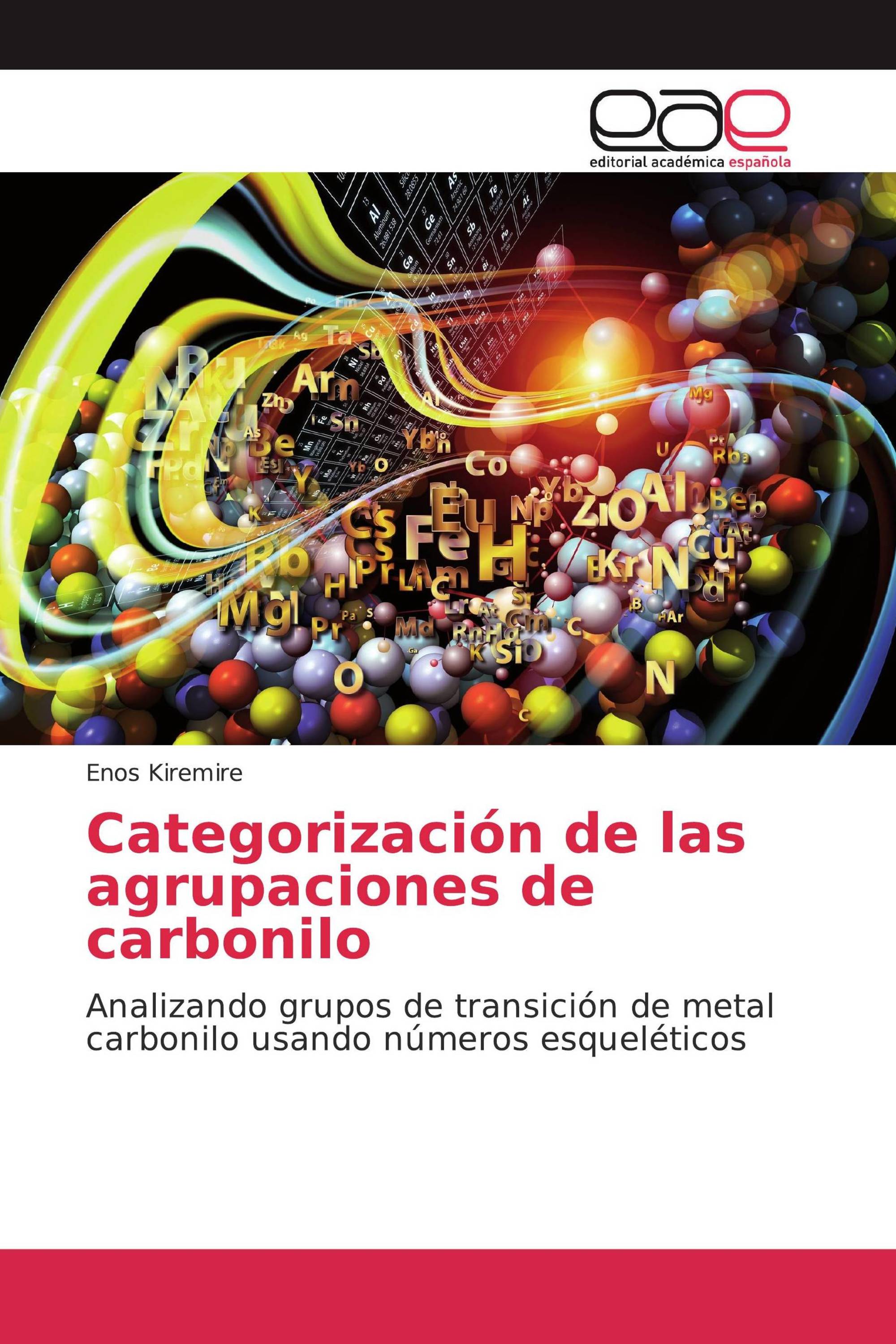 Categorización de las agrupaciones de carbonilo