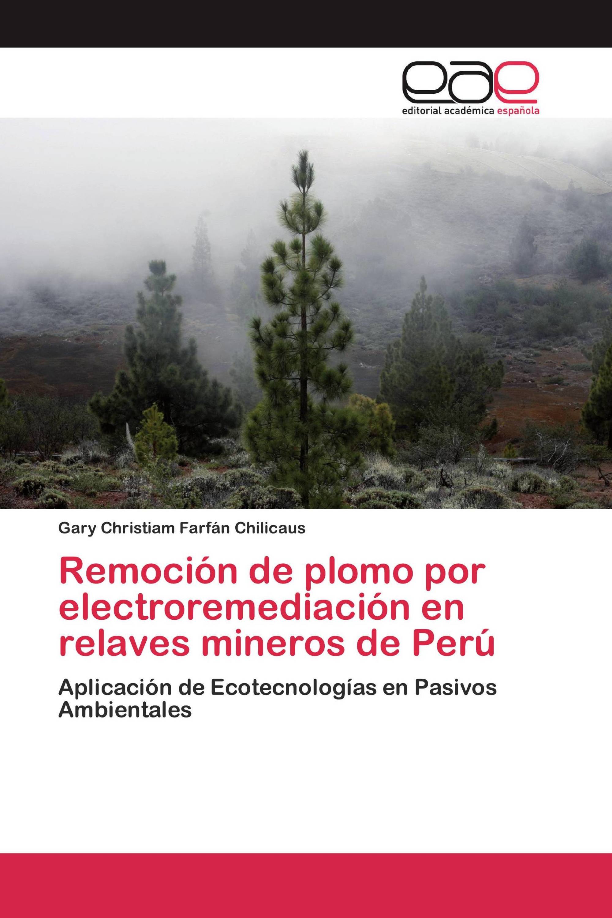 Remoción de plomo por electroremediación en relaves mineros de Perú