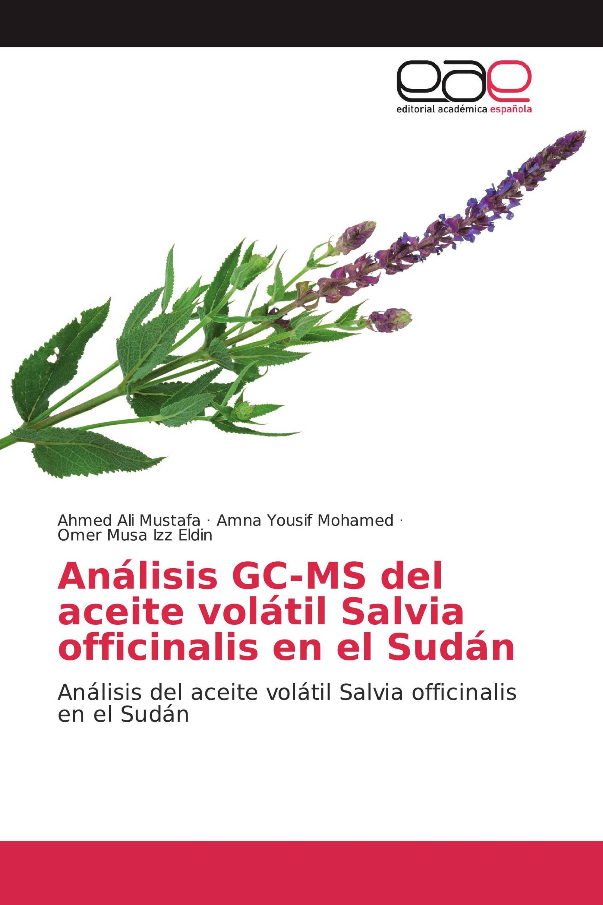 Análisis GC-MS del aceite volátil Salvia officinalis en el Sudán