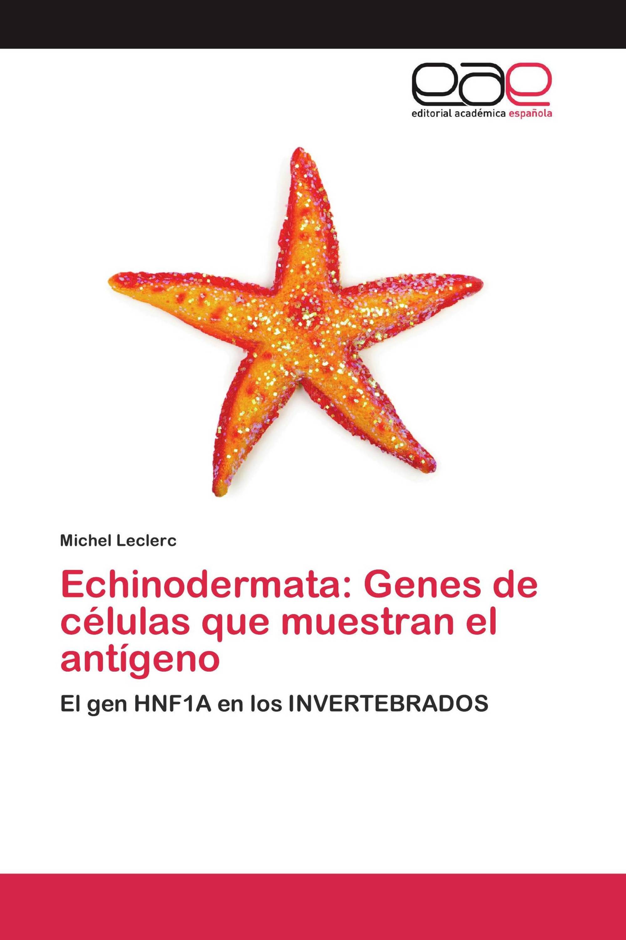 Echinodermata: Genes de células que muestran el antígeno