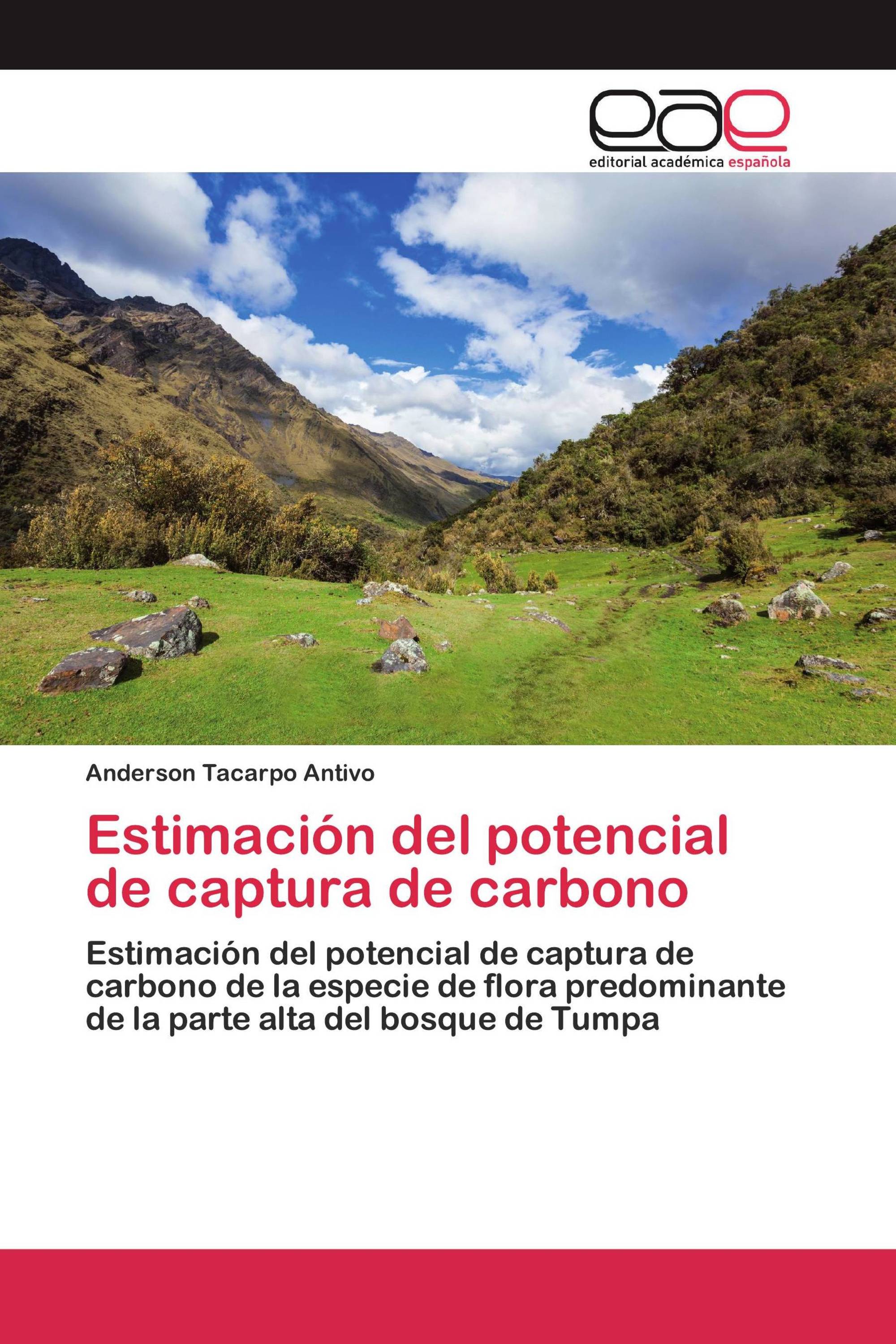 Estimación del potencial de captura de carbono