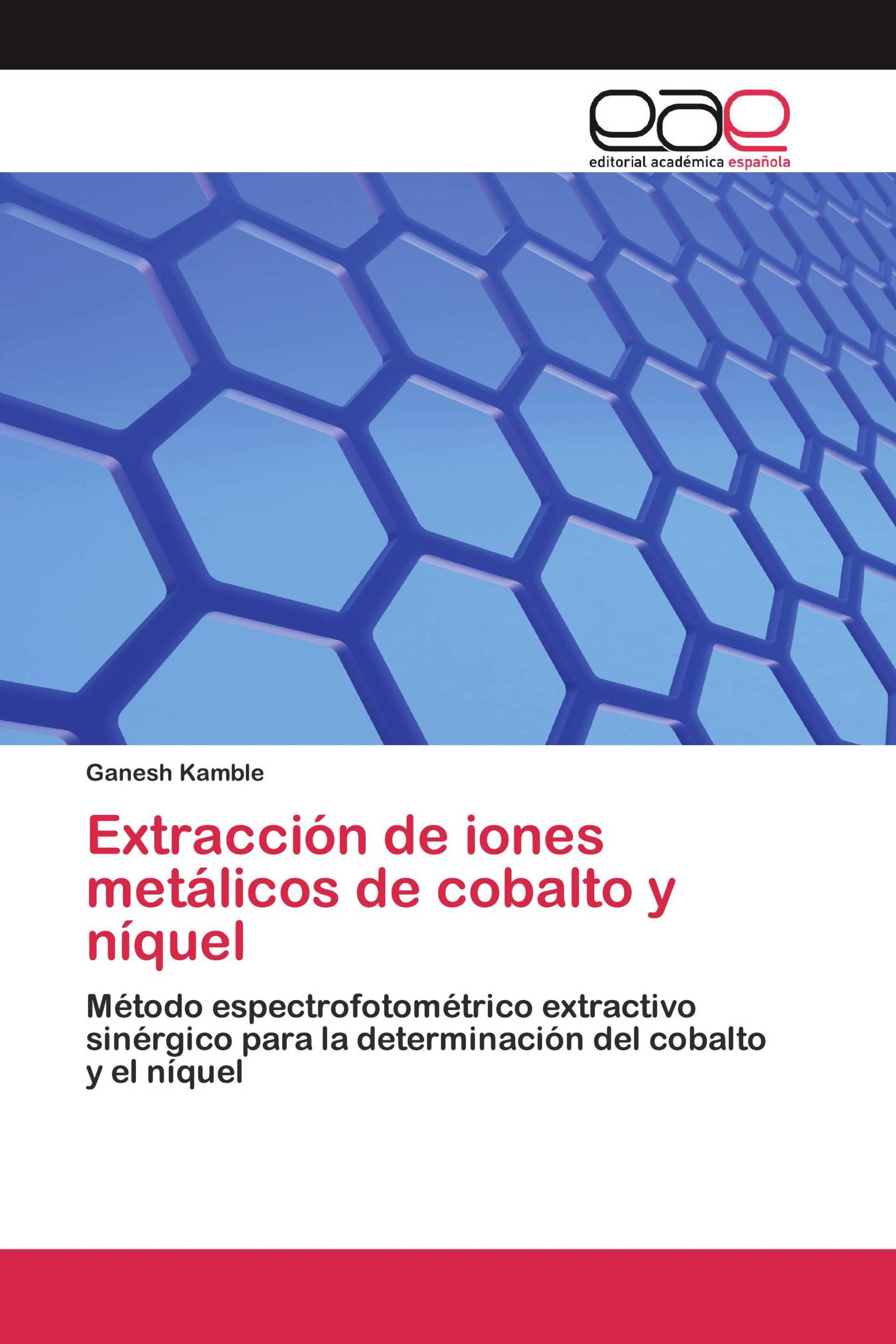 Extracción de iones metálicos de cobalto y níquel