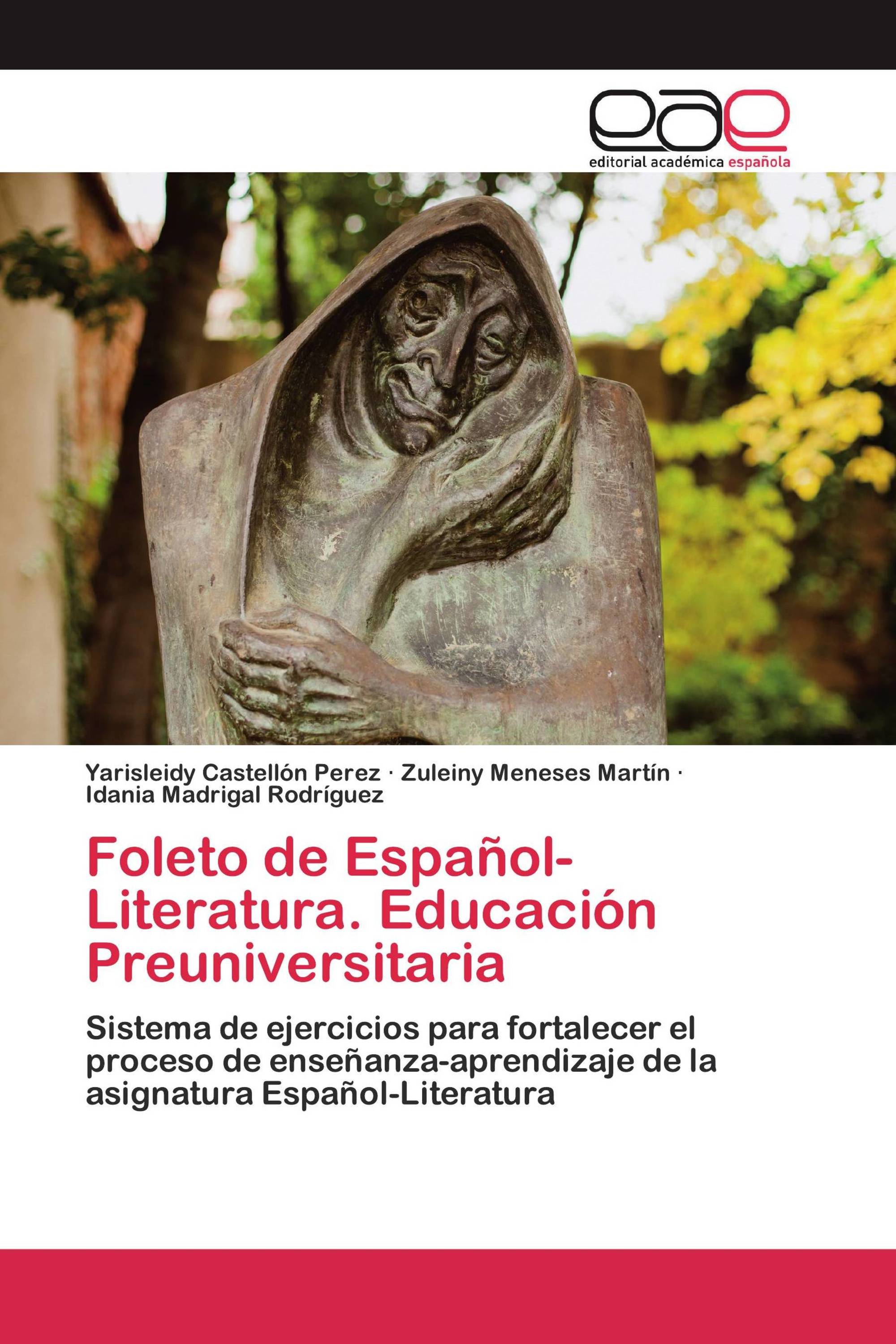 Folleto de Español-Literatura. Educación Preuniversitaria