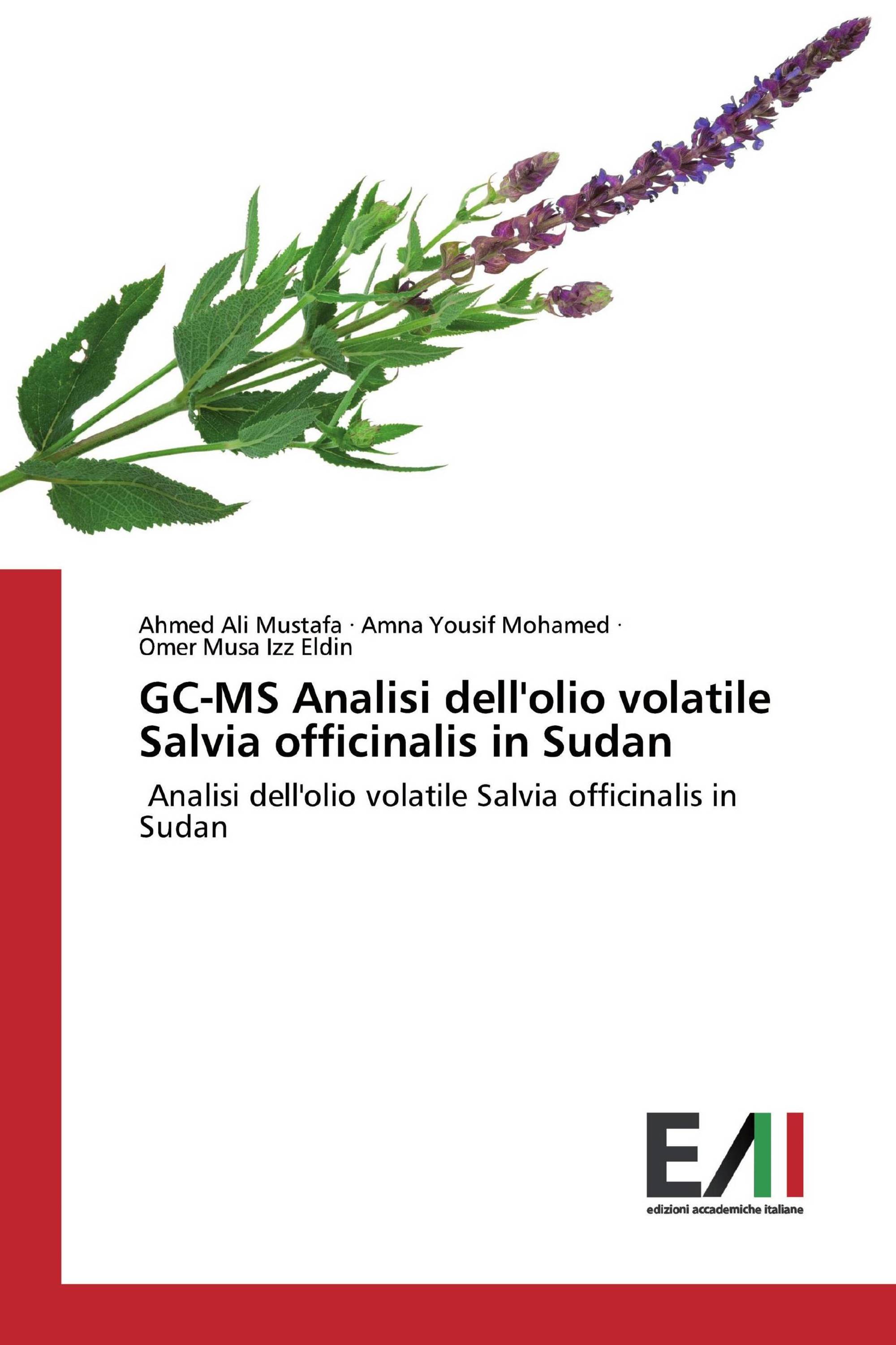 GC-MS Analisi dell'olio volatile Salvia officinalis in Sudan