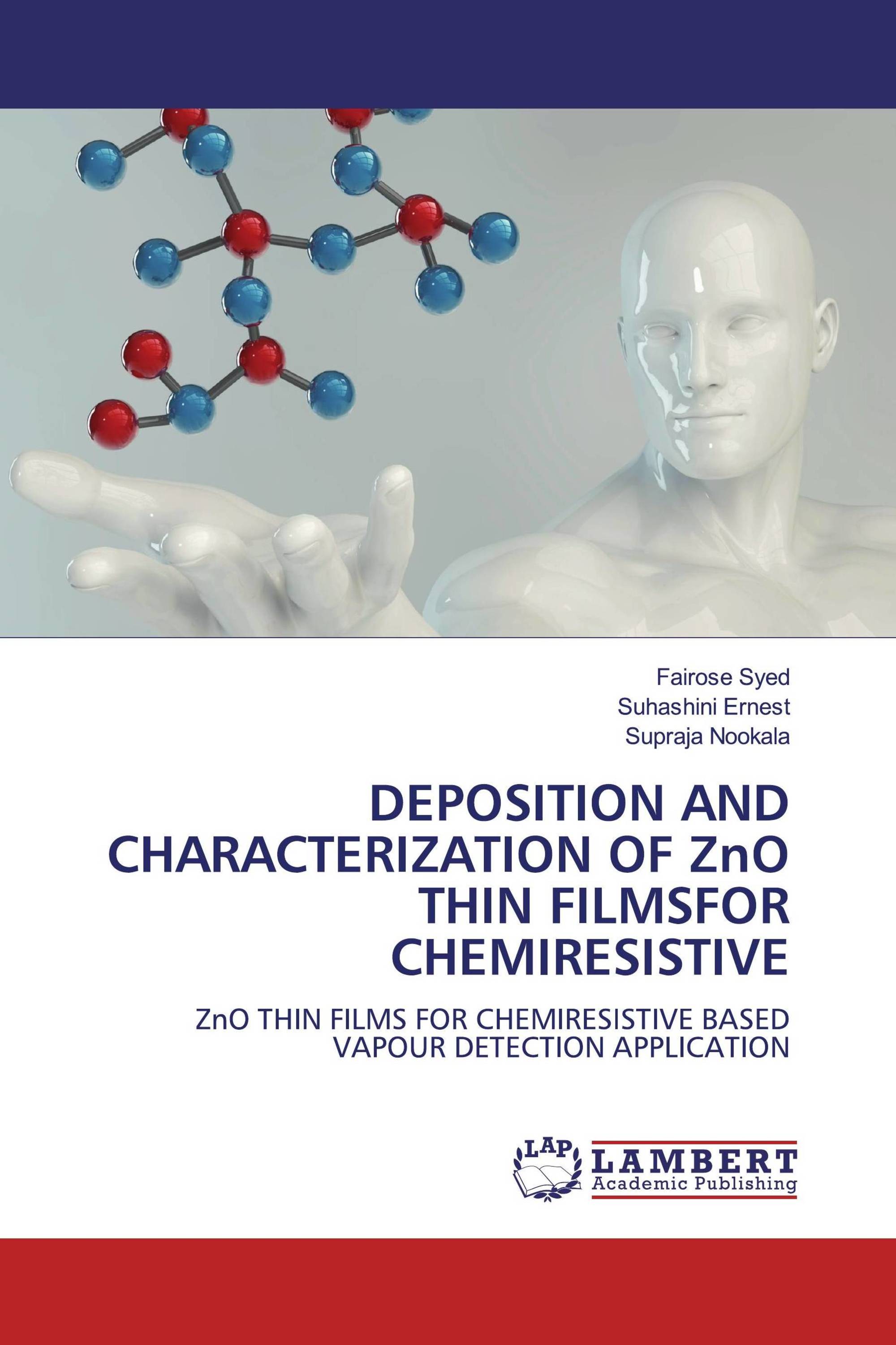 DEPOSITION AND CHARACTERIZATION OF ZnO THIN FILMSFOR CHEMIRESISTIVE