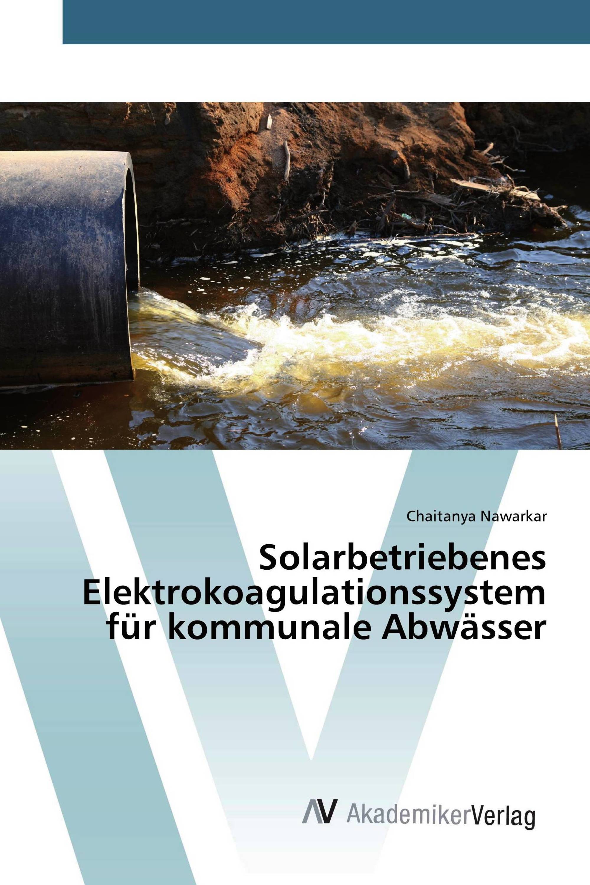 Solarbetriebenes Elektrokoagulationssystem für kommunale Abwässer