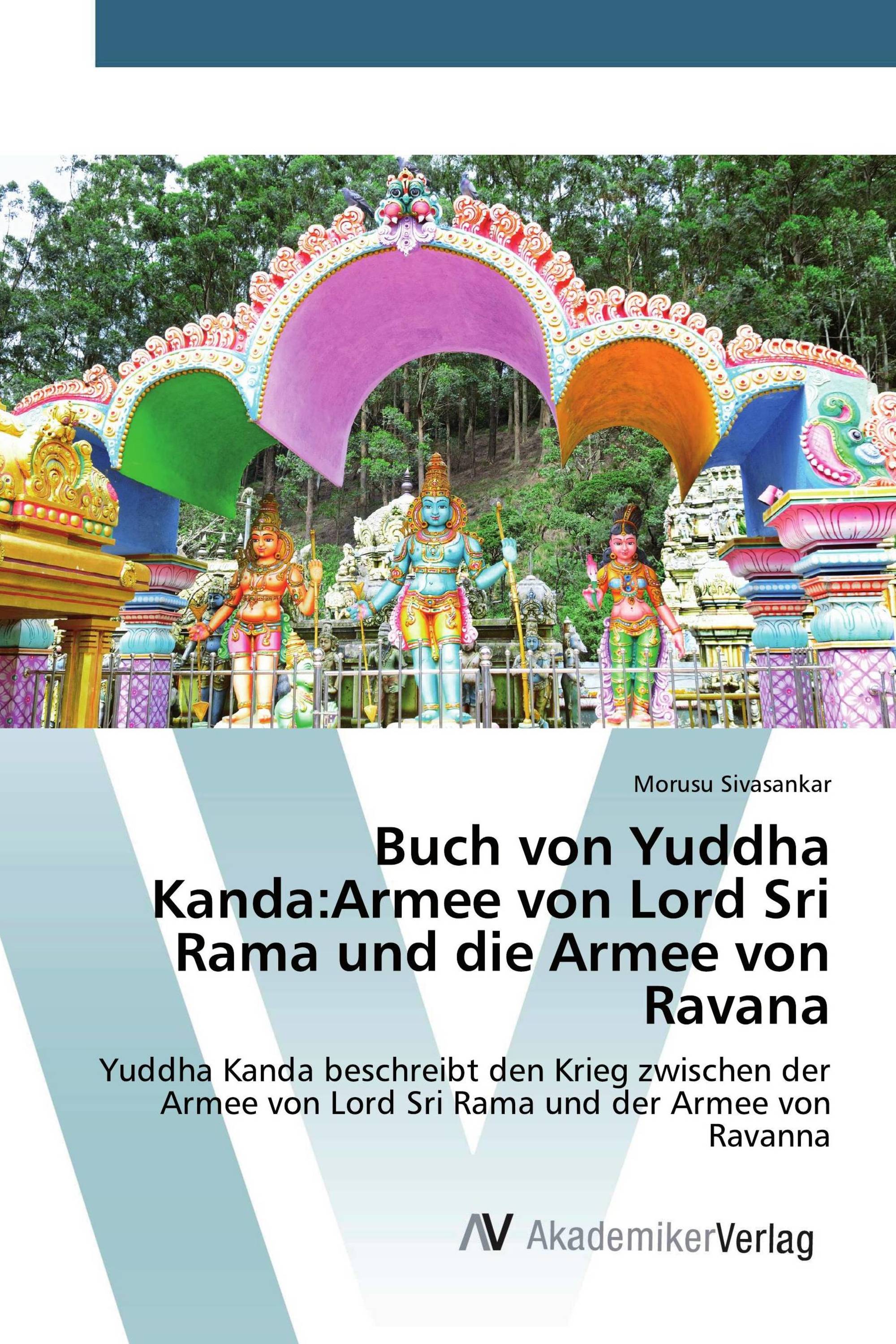 Buch von Yuddha Kanda:Armee von Lord Sri Rama und die Armee von Ravana