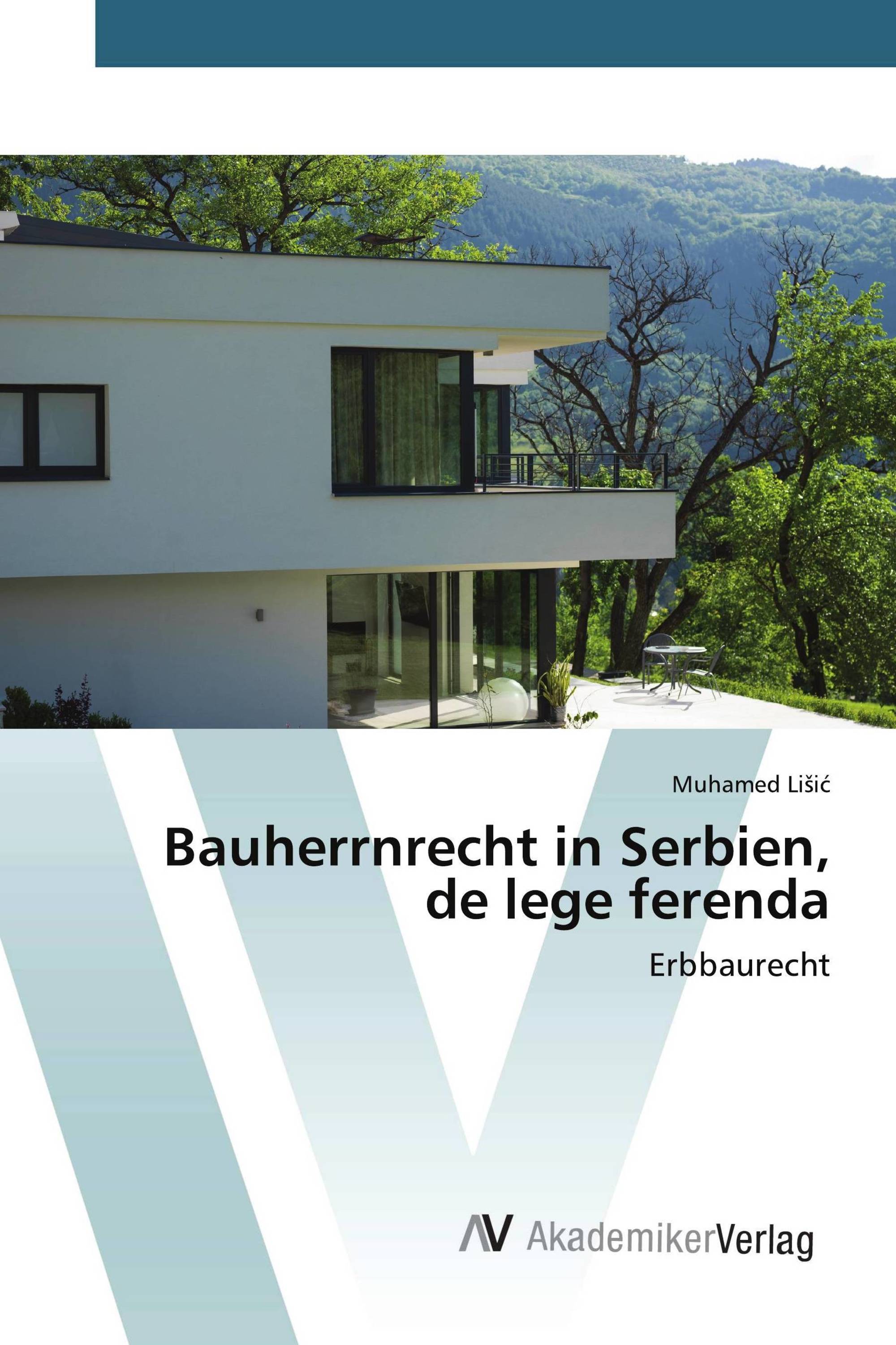 Bauherrnrecht in Serbien, de lege ferenda