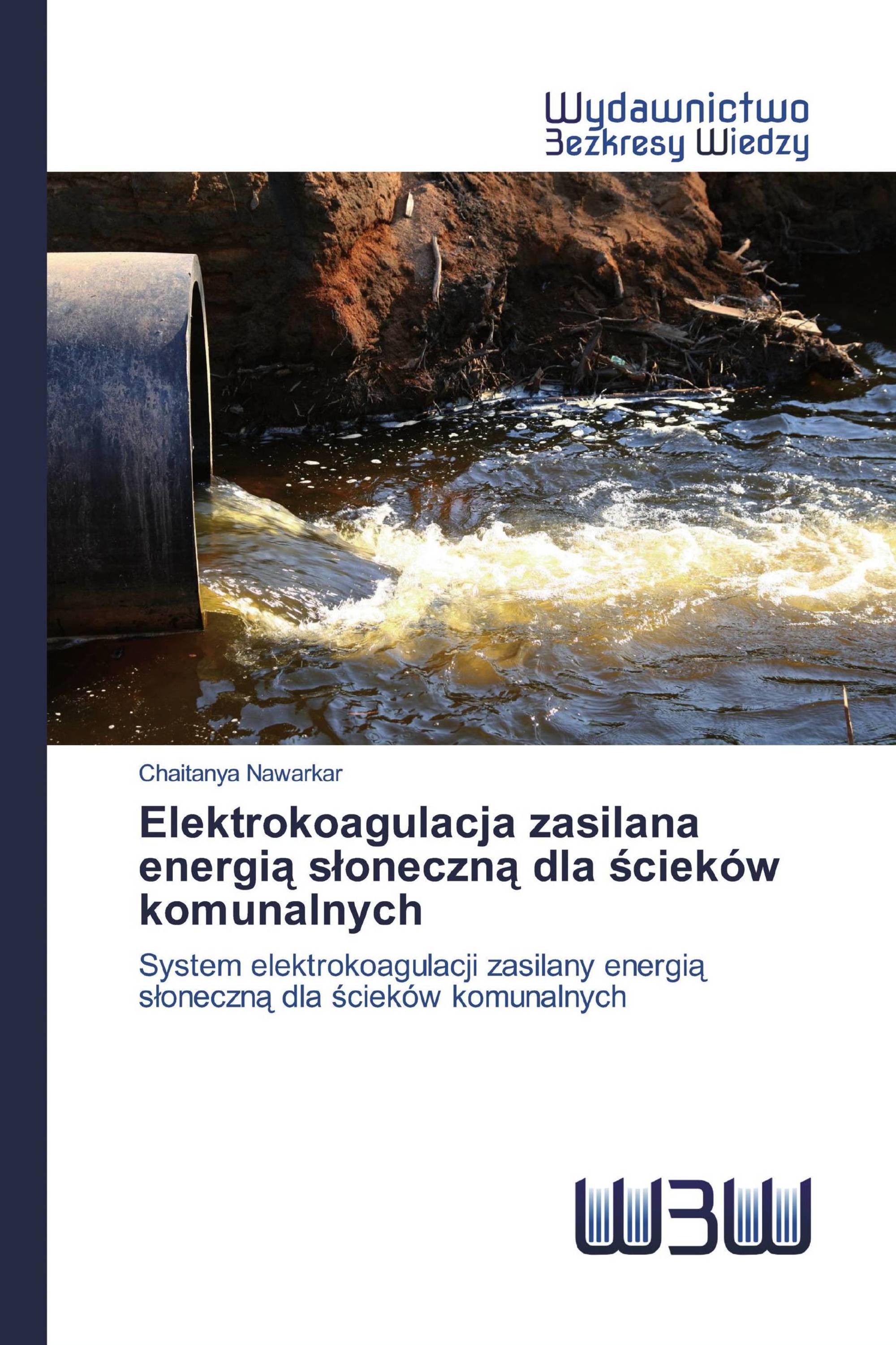 Elektrokoagulacja zasilana energią słoneczną dla ścieków komunalnych