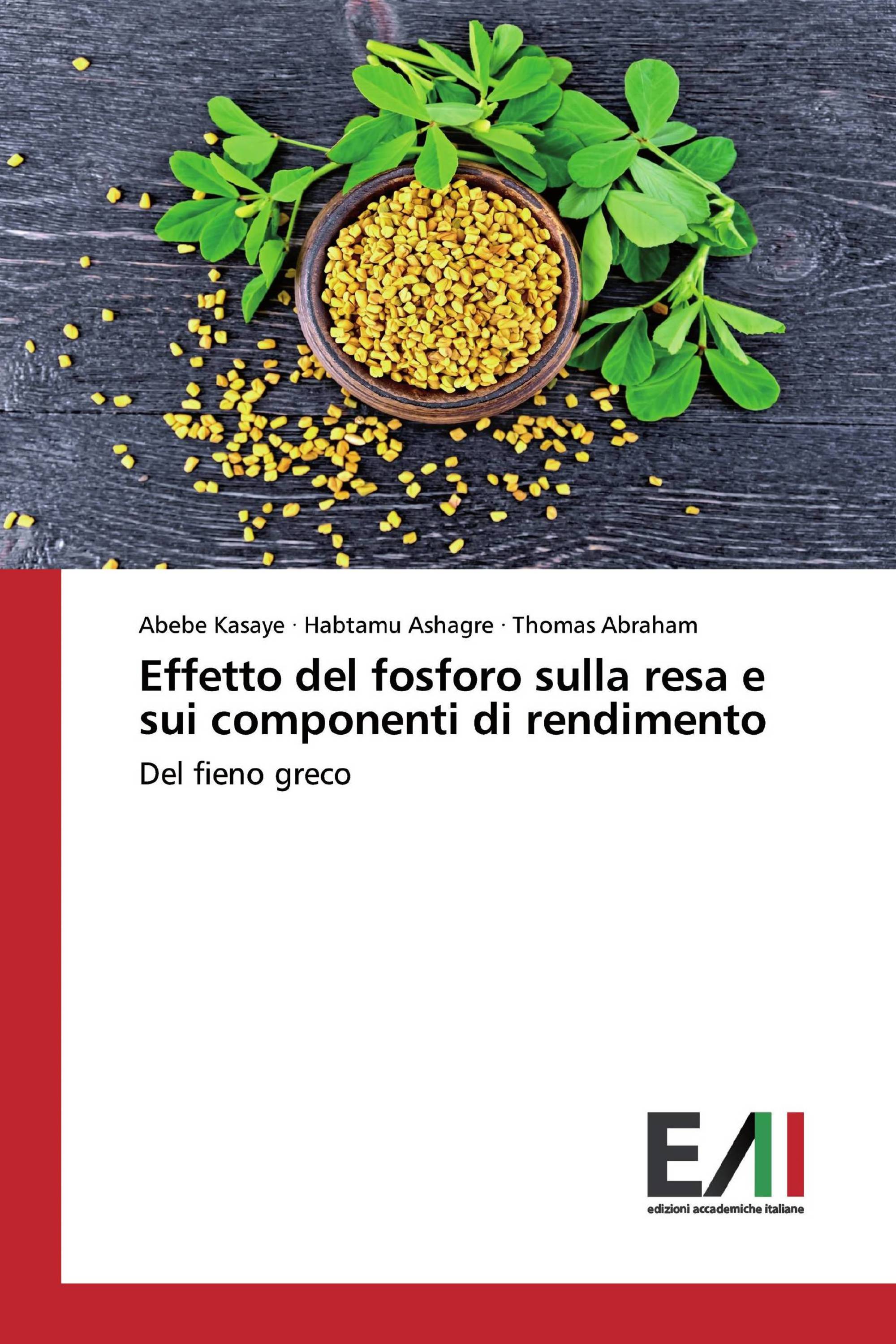 Effetto del fosforo sulla resa e sui componenti di rendimento