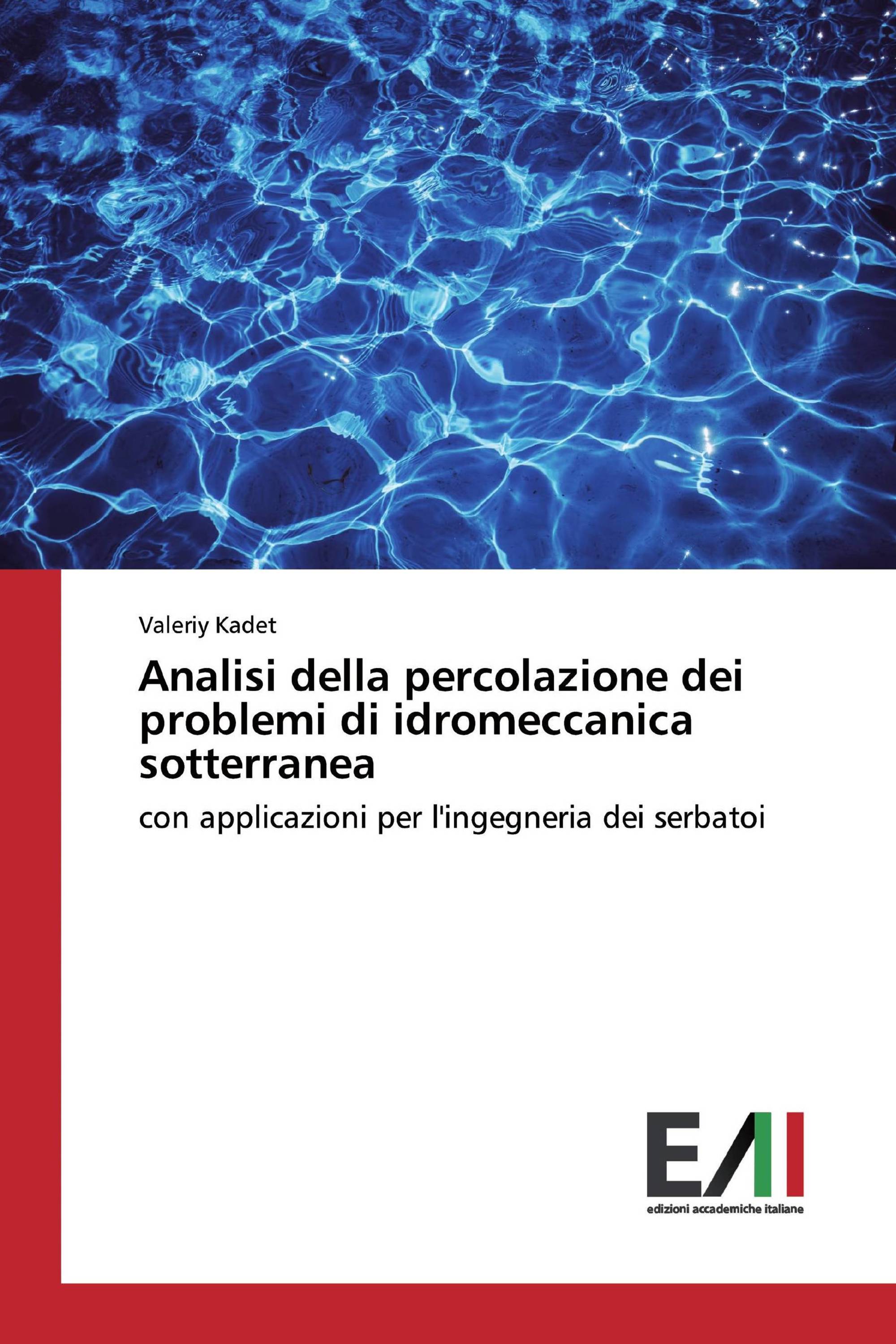 Analisi della percolazione dei problemi di idromeccanica sotterranea