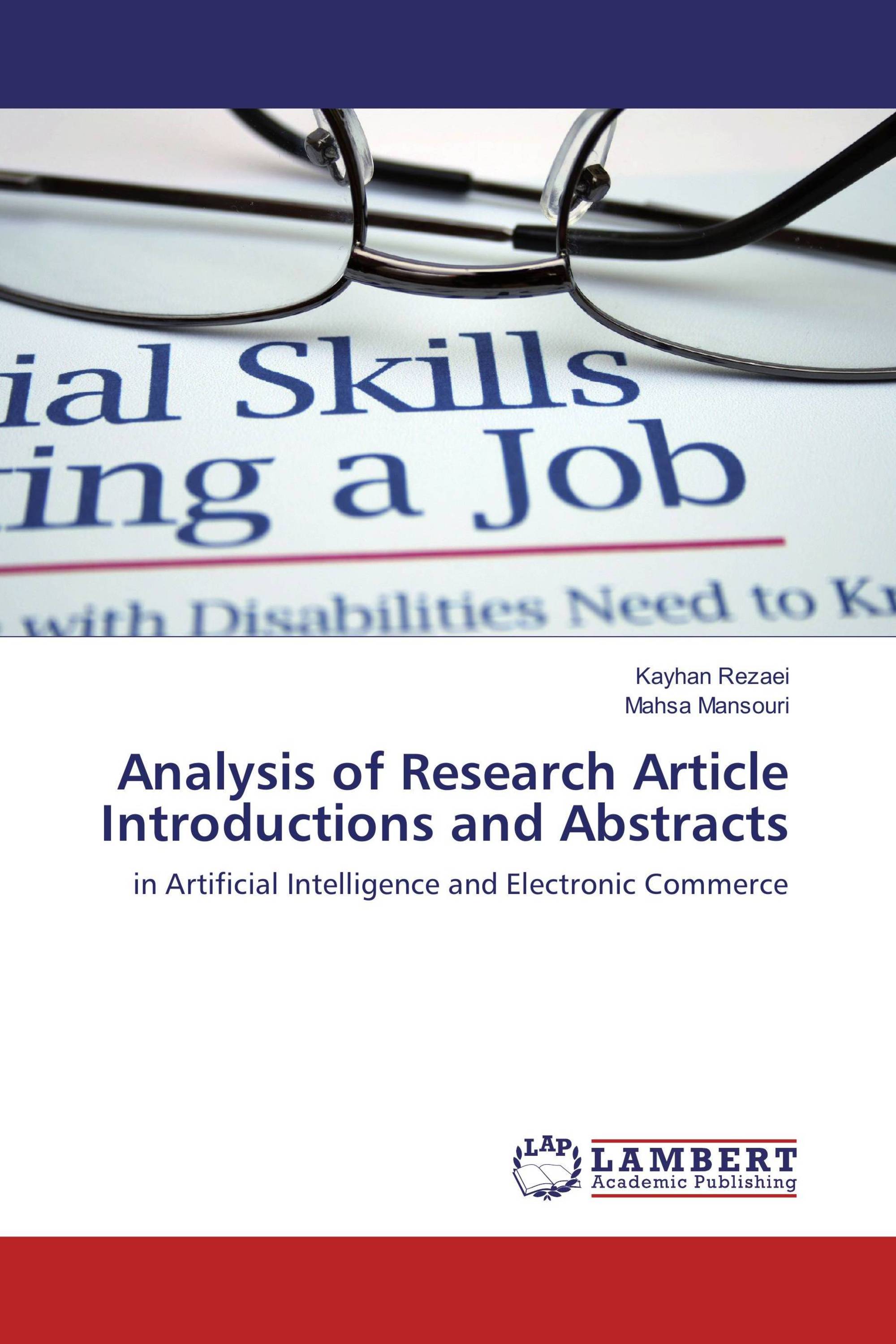 Analysis of Research Article Introductions and Abstracts