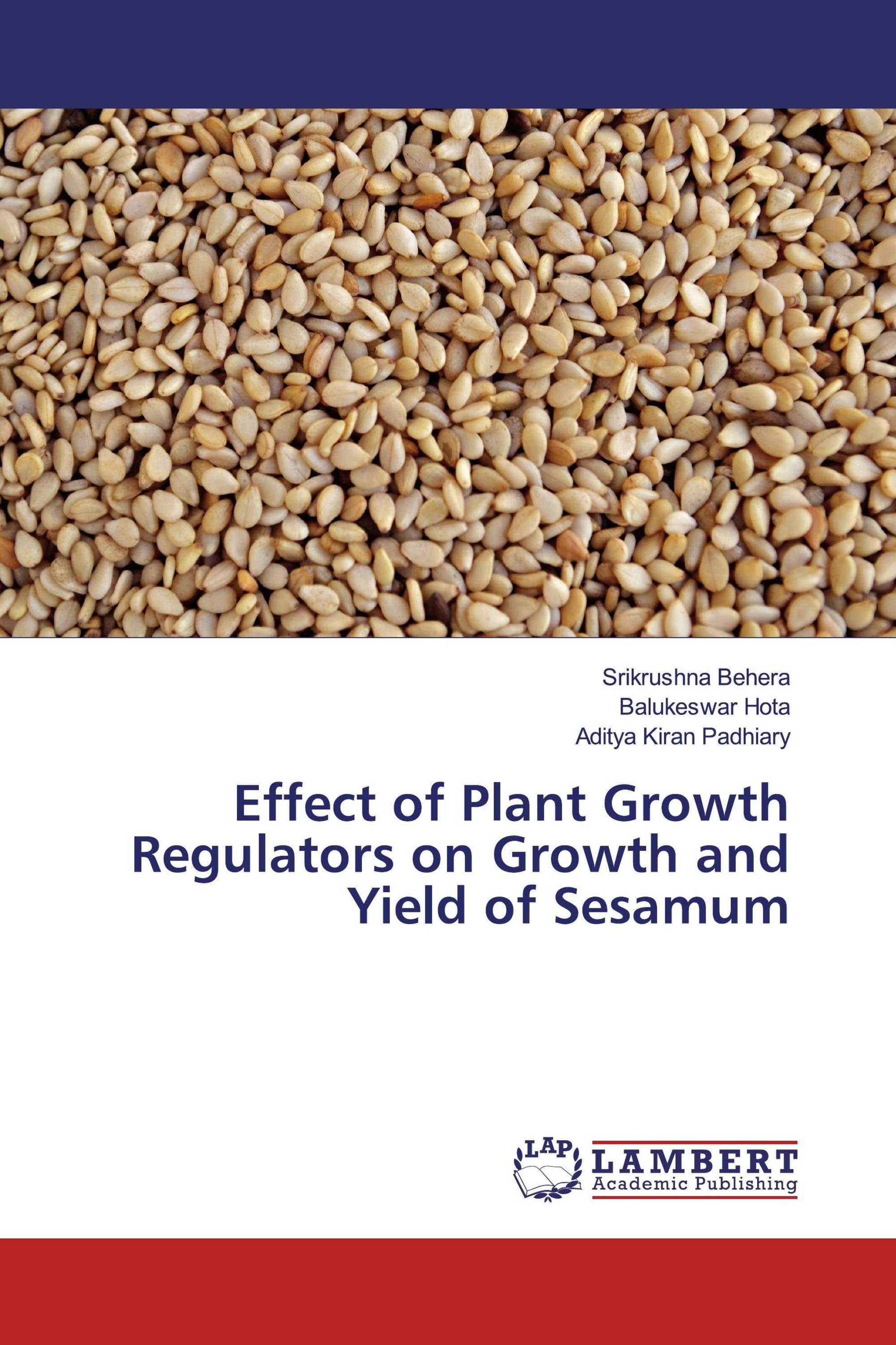 Effect of Plant Growth Regulators on Growth and Yield of Sesamum