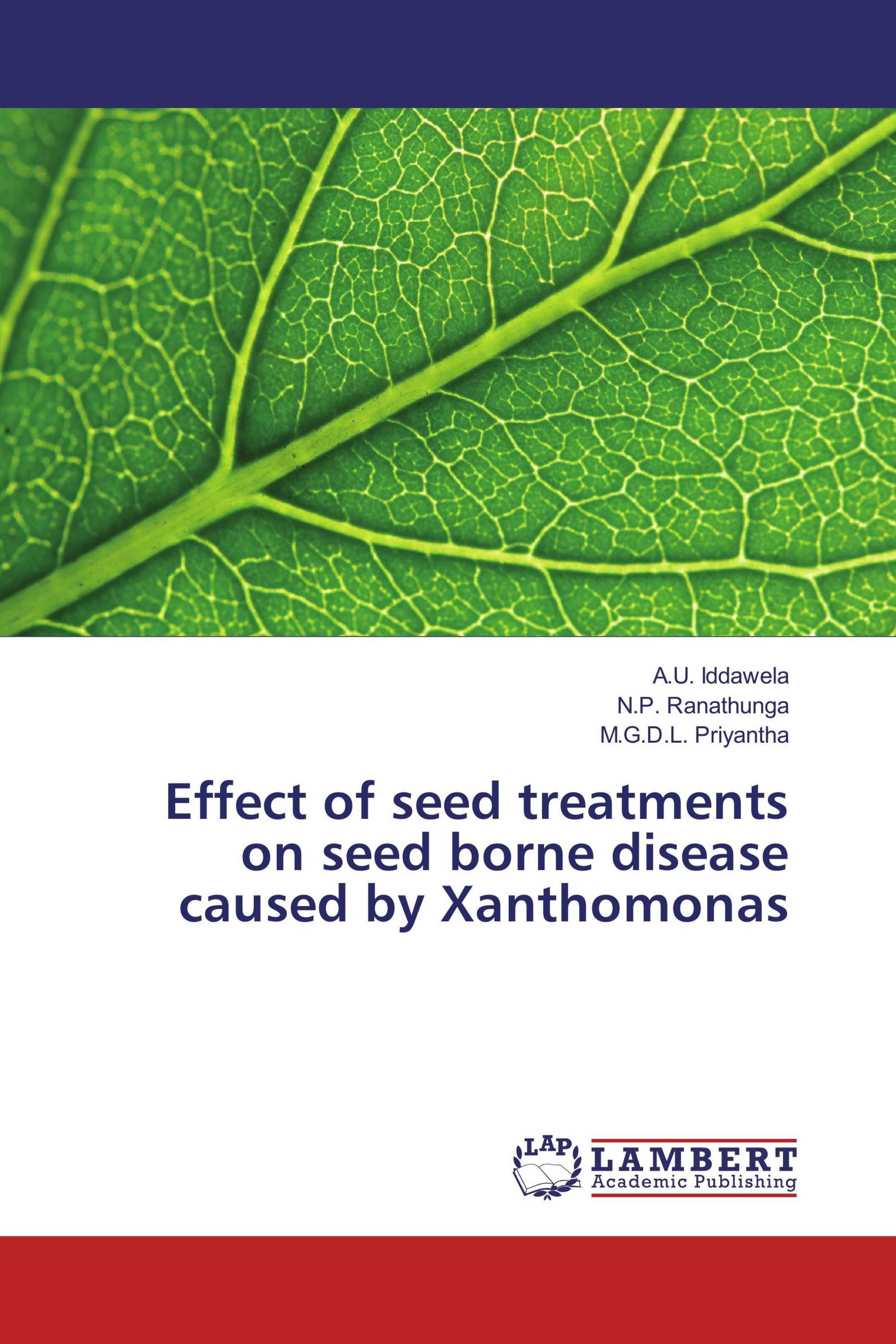 Effect of seed treatments on seed borne disease caused by Xanthomonas ...