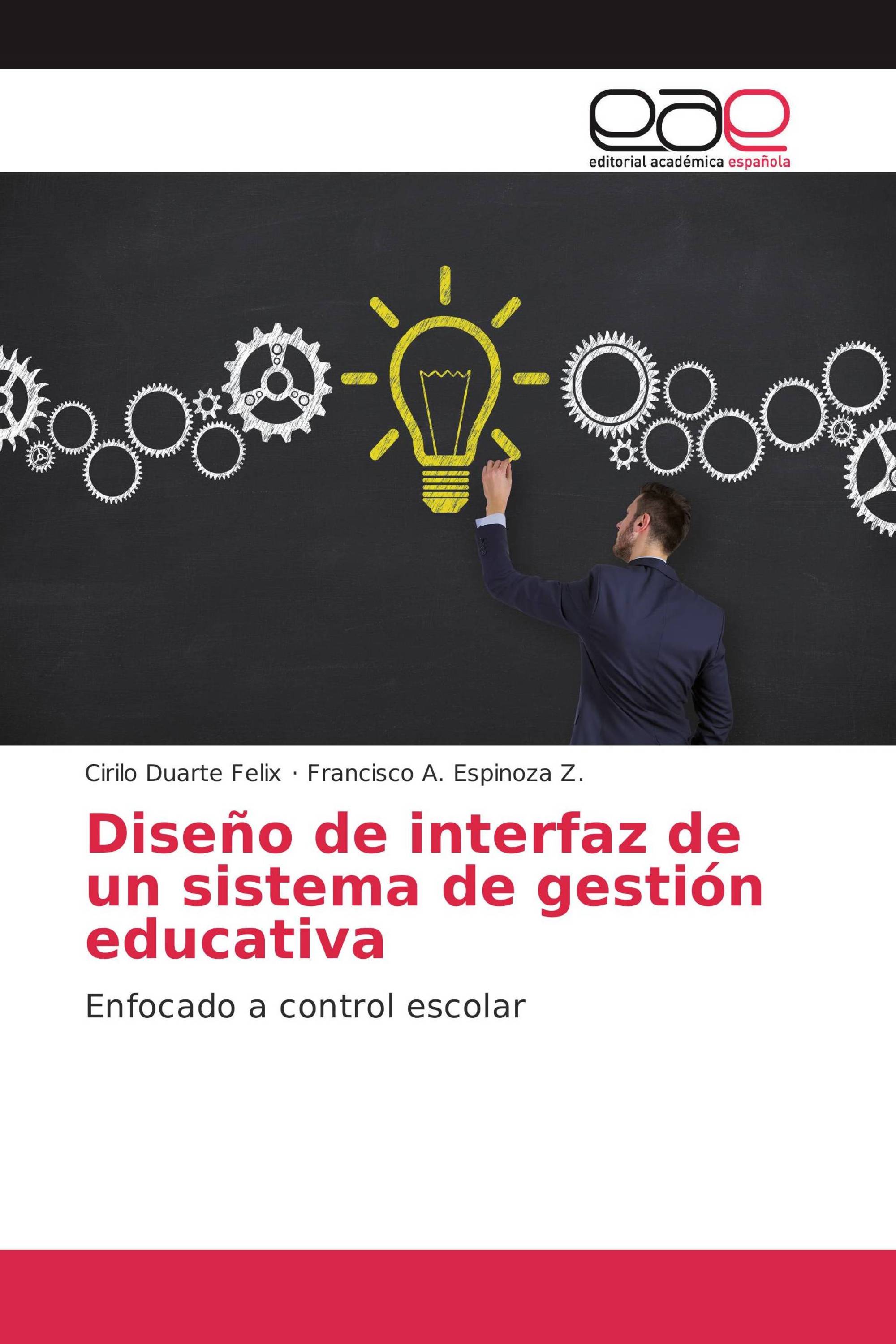 Diseño de interfaz de un sistema de gestión educativa