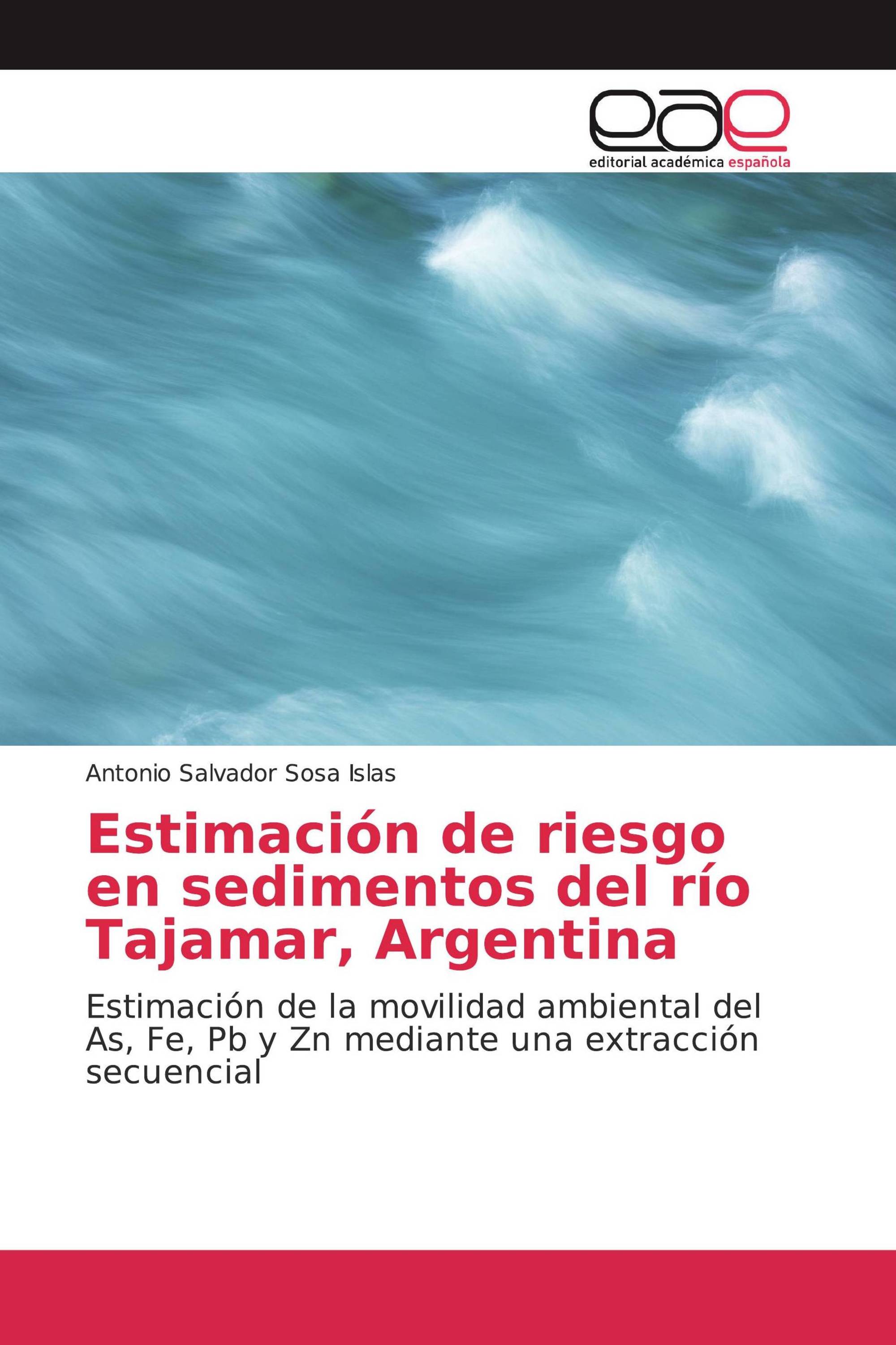 Estimación de riesgo en sedimentos del río Tajamar, Argentina