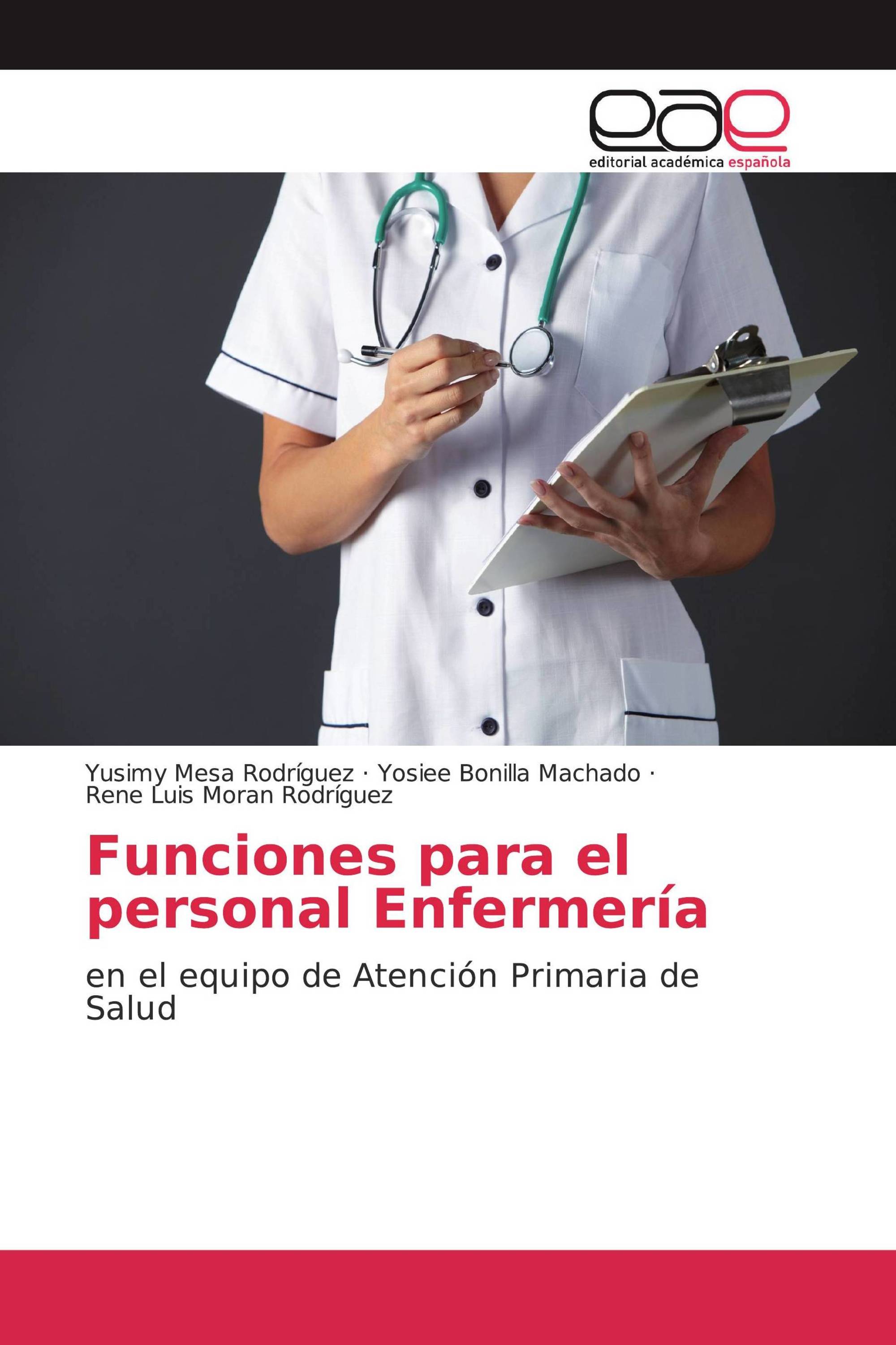 Funciones para el personal Enfermería