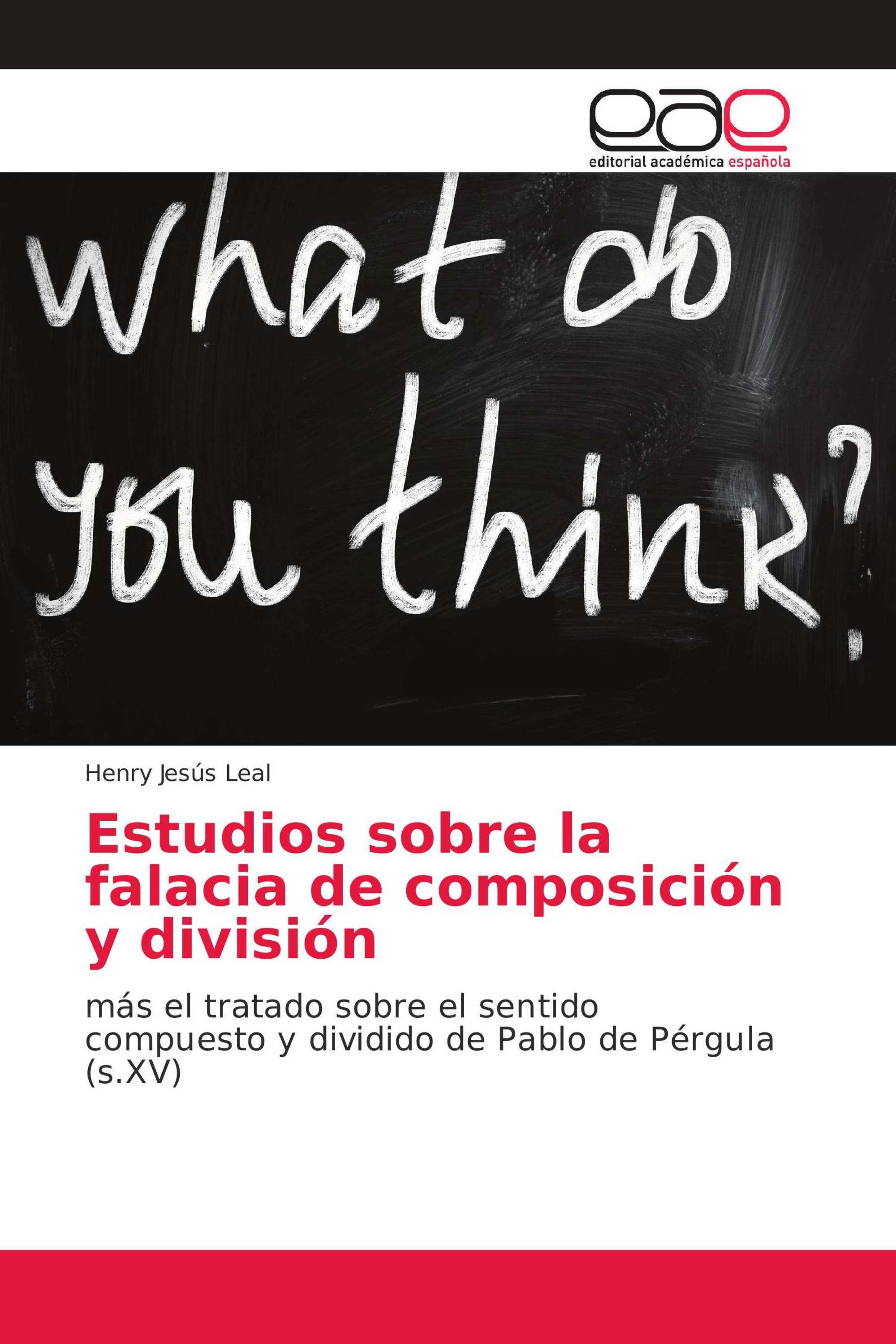 Estudios sobre la falacia de composición y división