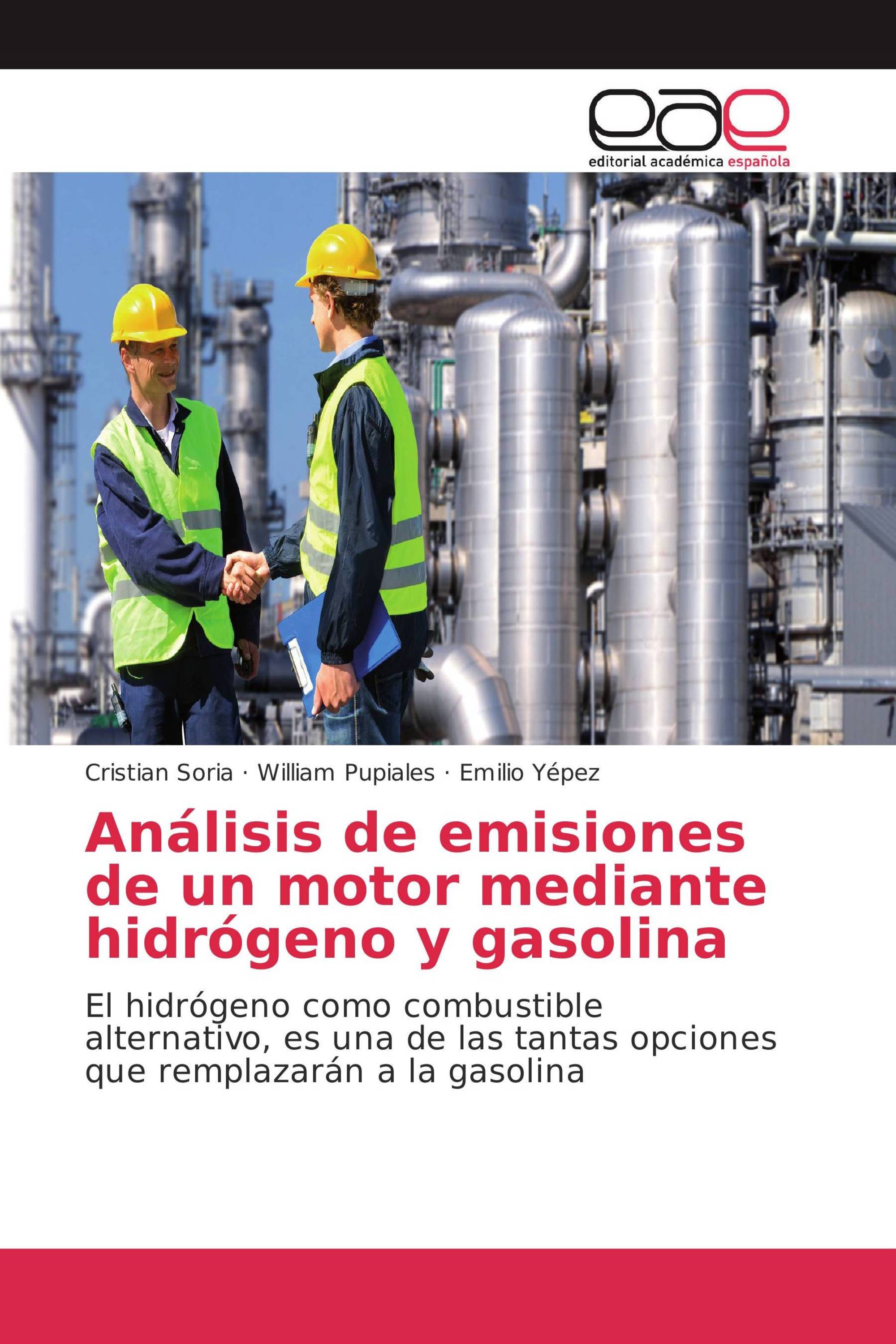 Análisis de emisiones de un motor mediante hidrógeno y gasolina