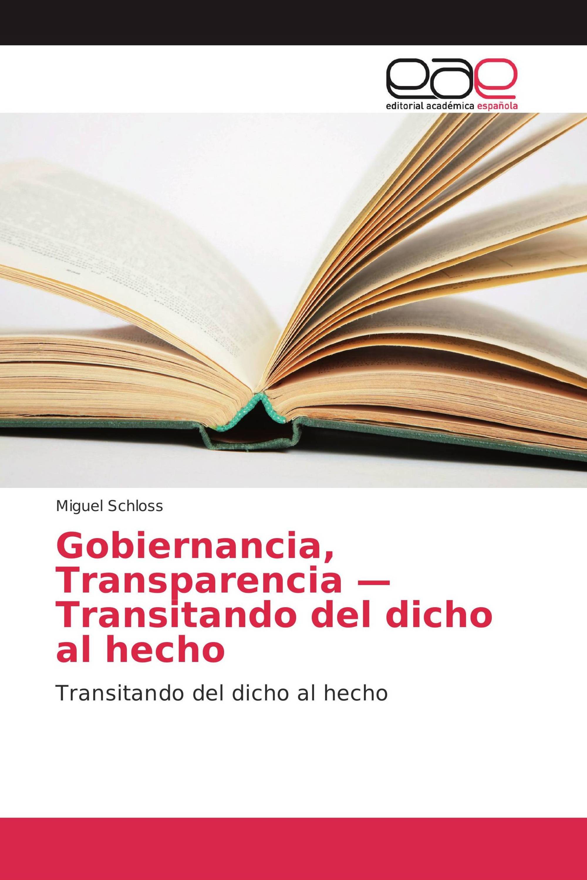 Gobiernancia, Transparencia — Transitando del dicho al hecho