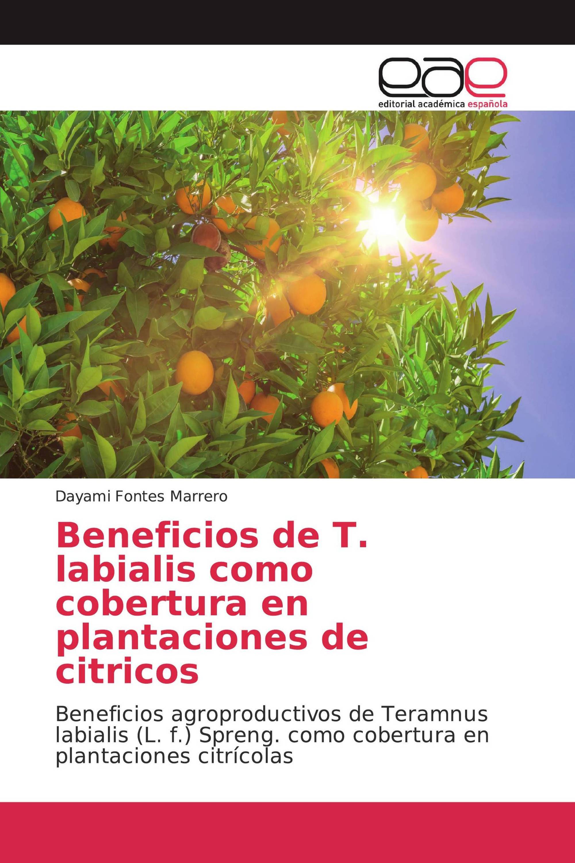 Beneficios de T. labialis como cobertura en plantaciones de citricos