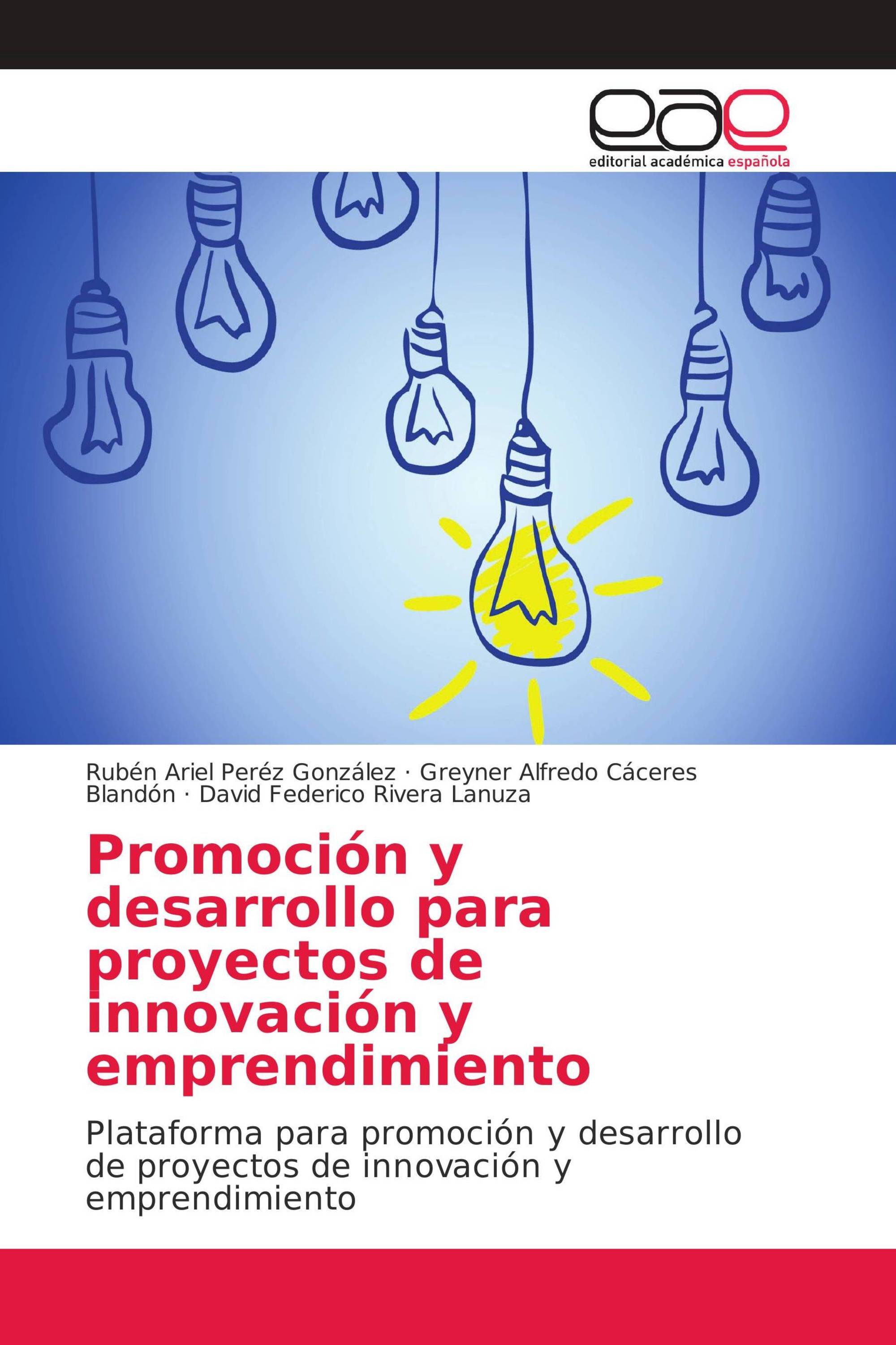 Promoción y desarrollo para proyectos de innovación y emprendimiento