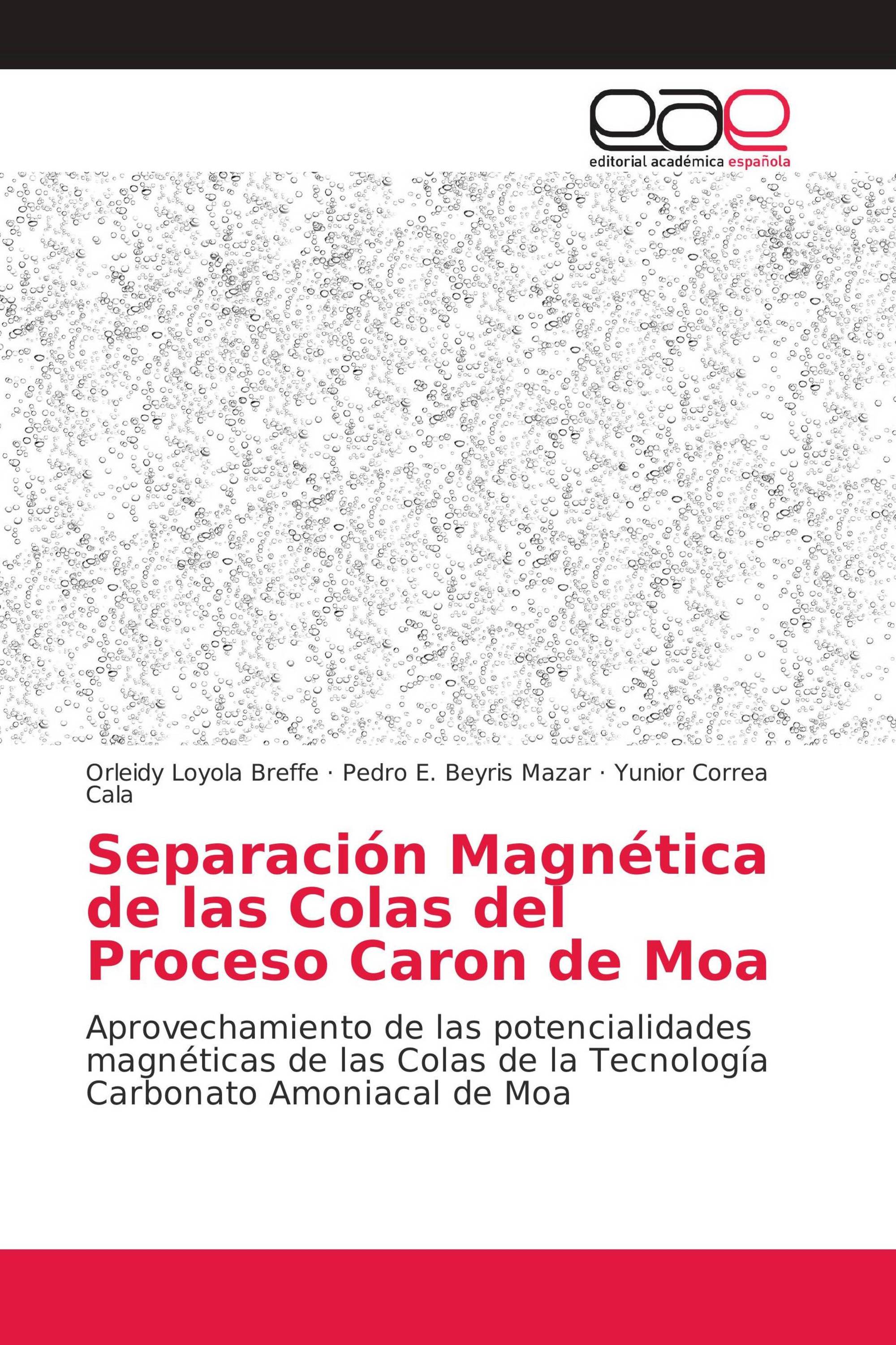 Separación Magnética de las Colas del Proceso Caron de Moa