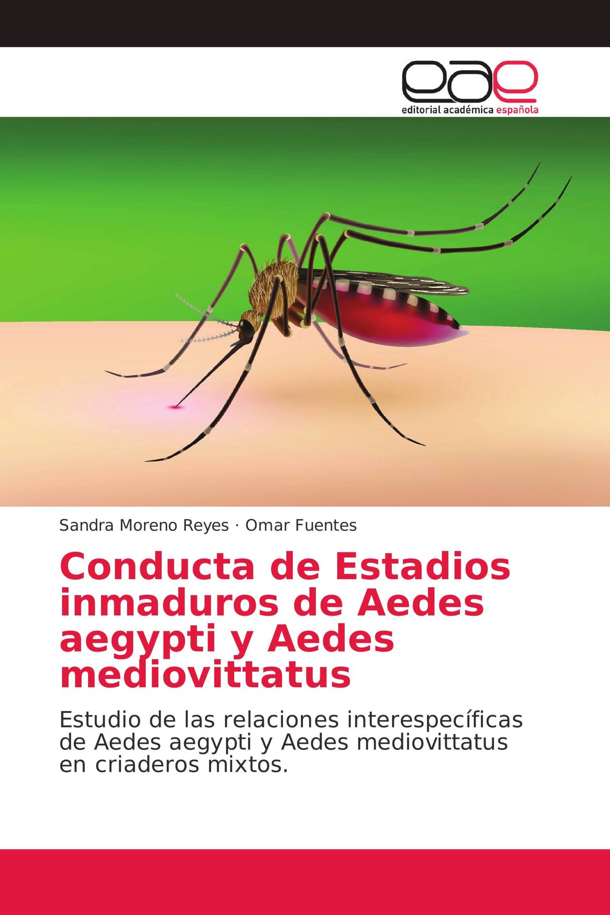 Conducta de Estadios inmaduros de Aedes aegypti y Aedes mediovittatus