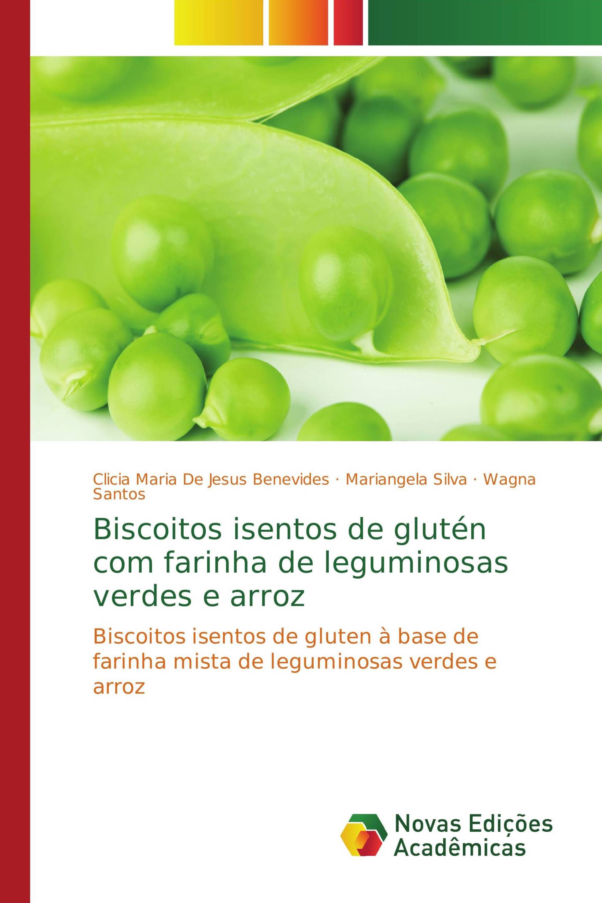 Biscoitos isentos de glutén com farinha de leguminosas verdes e arroz