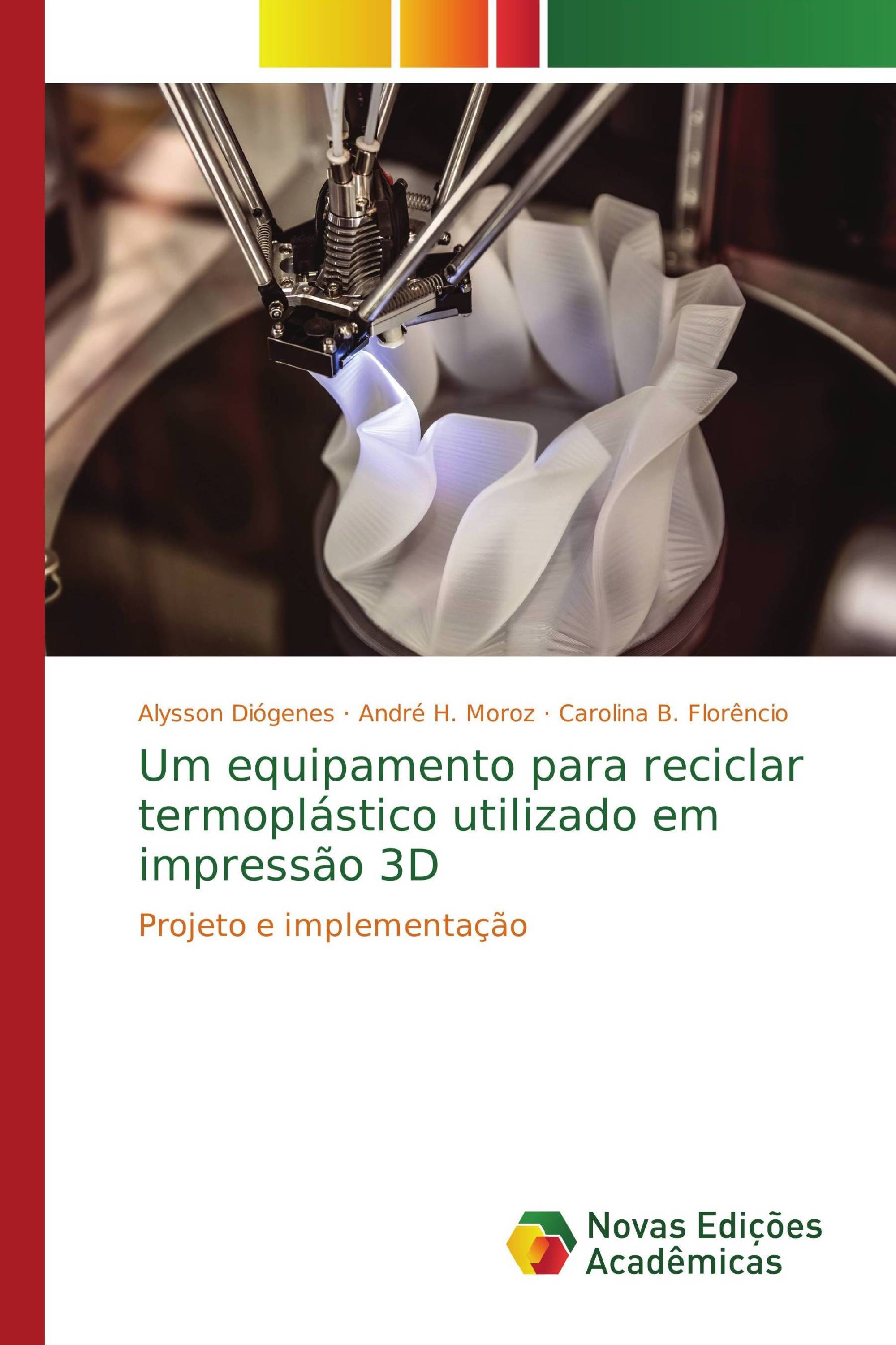 Um equipamento para reciclar termoplástico utilizado em impressão 3D