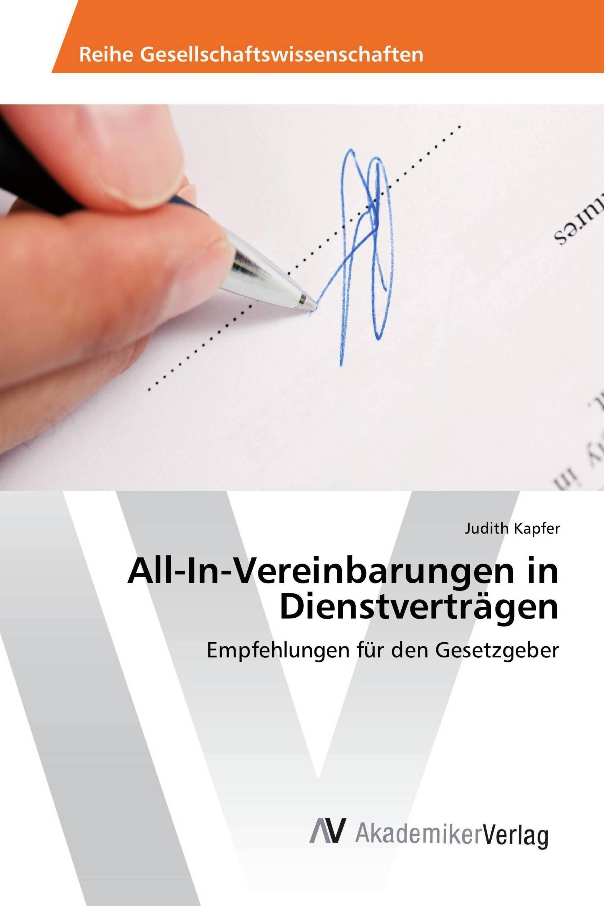 All-In-Vereinbarungen in Dienstverträgen