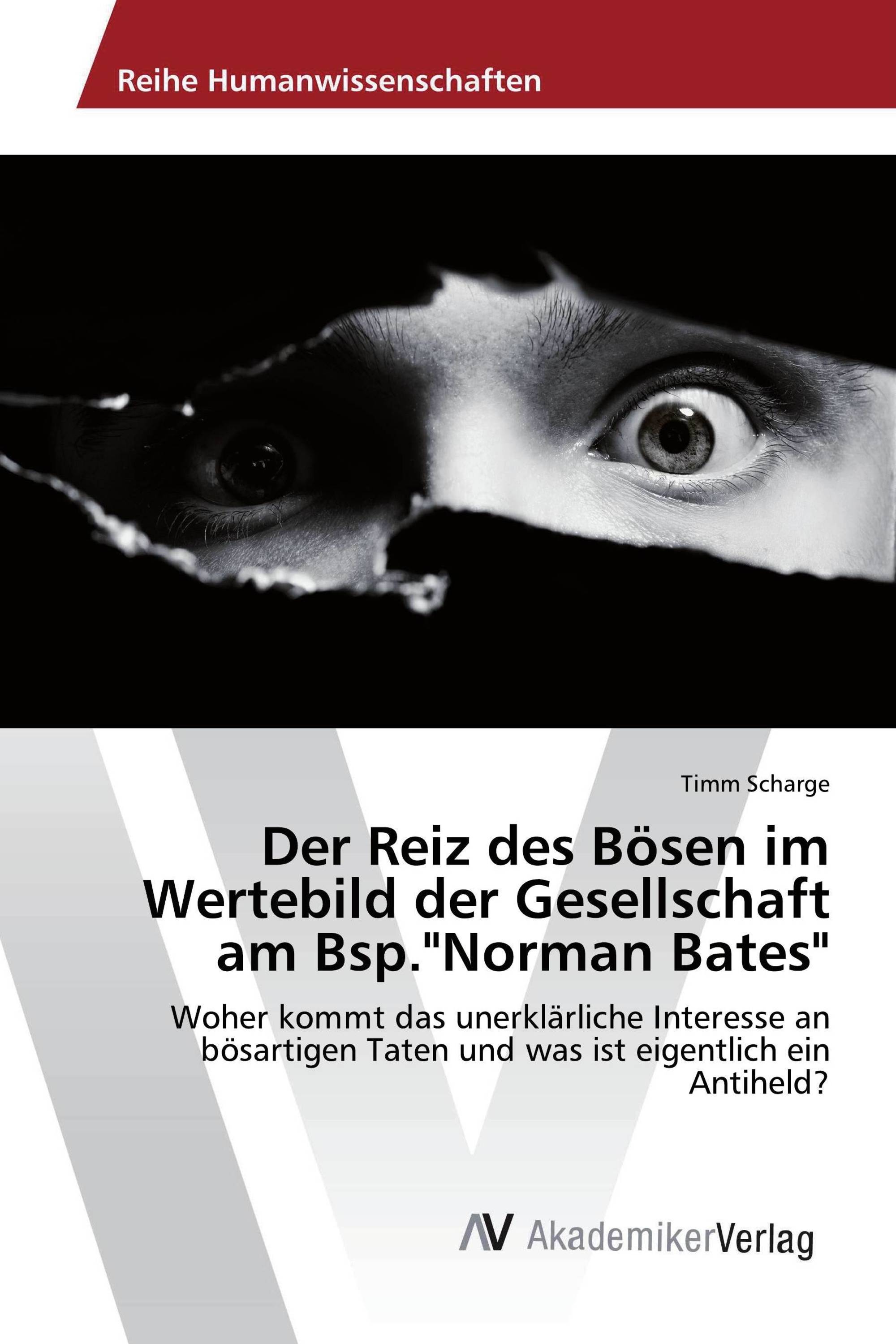 Der Reiz des Bösen im Wertebild der Gesellschaft am Bsp."Norman Bates"