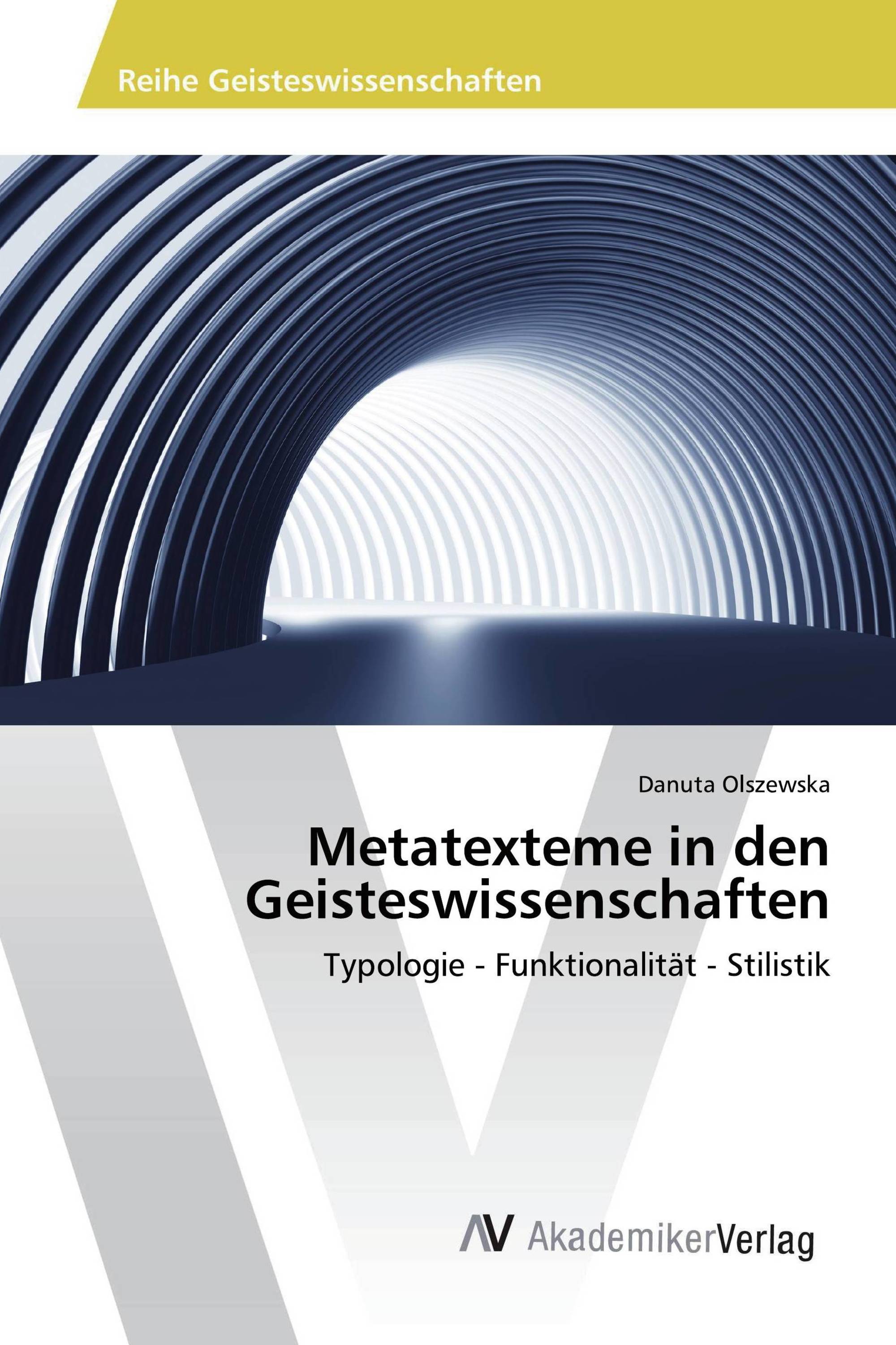 Metatexteme in den Geisteswissenschaften