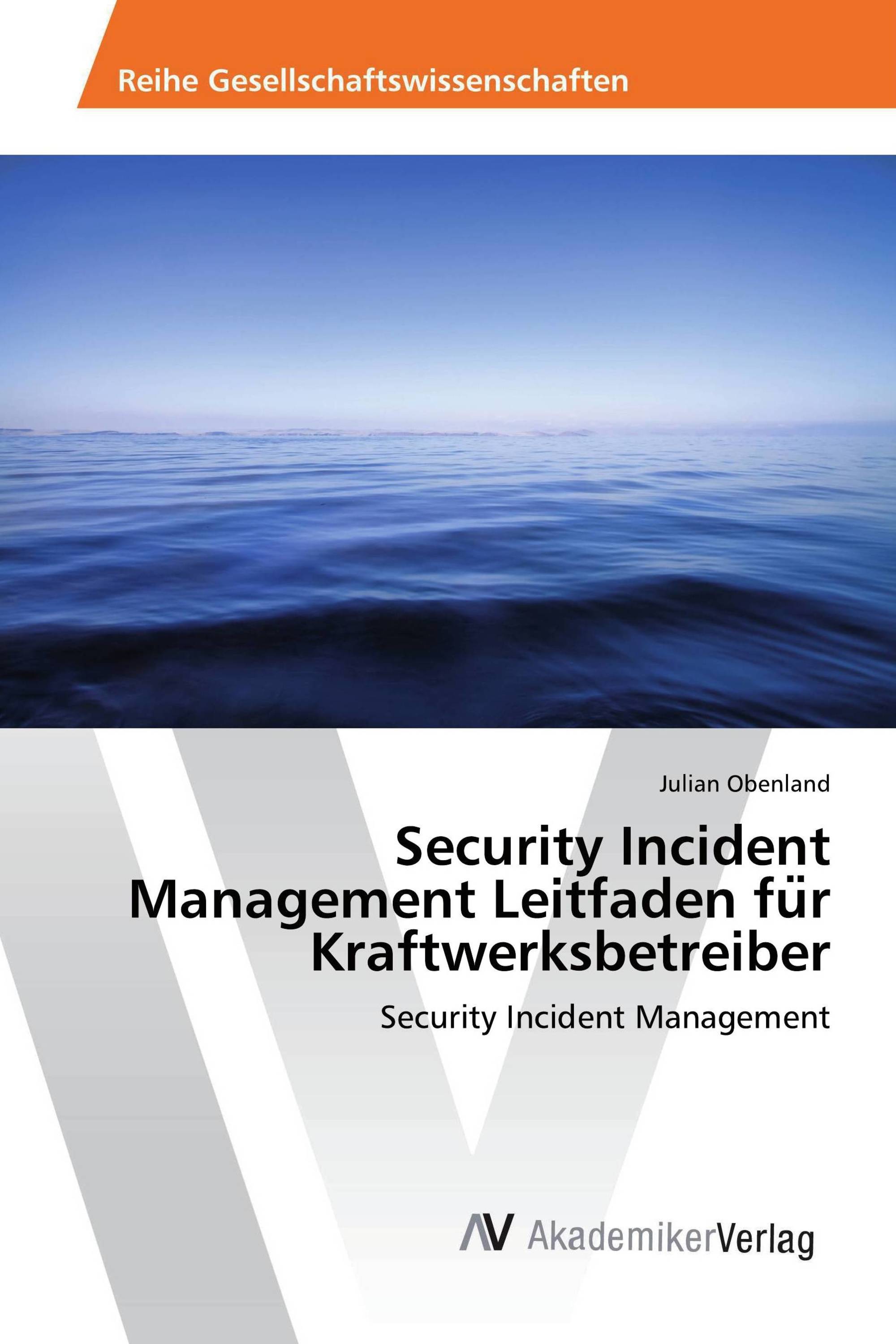 Security Incident Management Leitfaden für Kraftwerksbetreiber