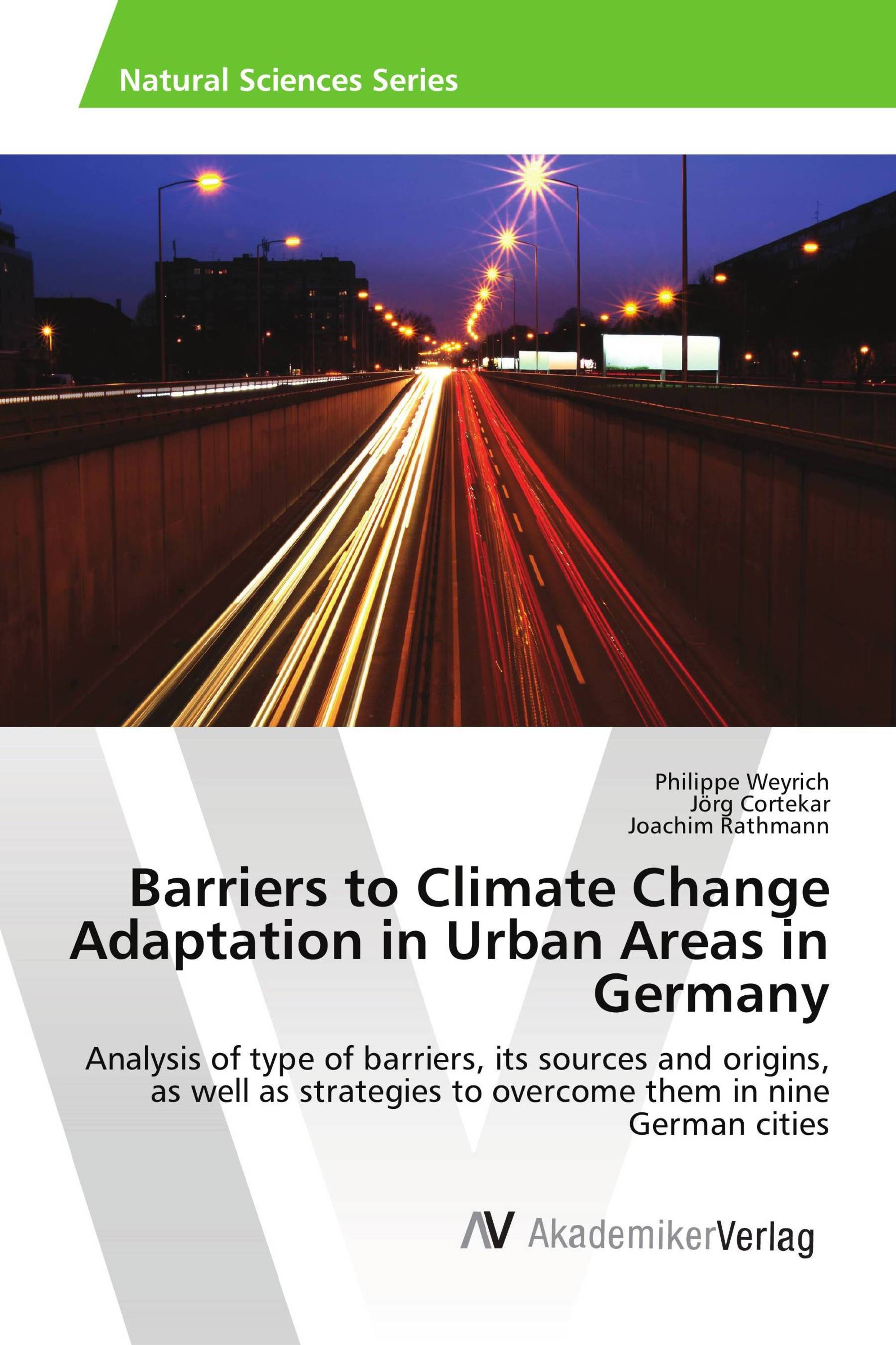 Barriers to Climate Change Adaptation in Urban Areas in Germany