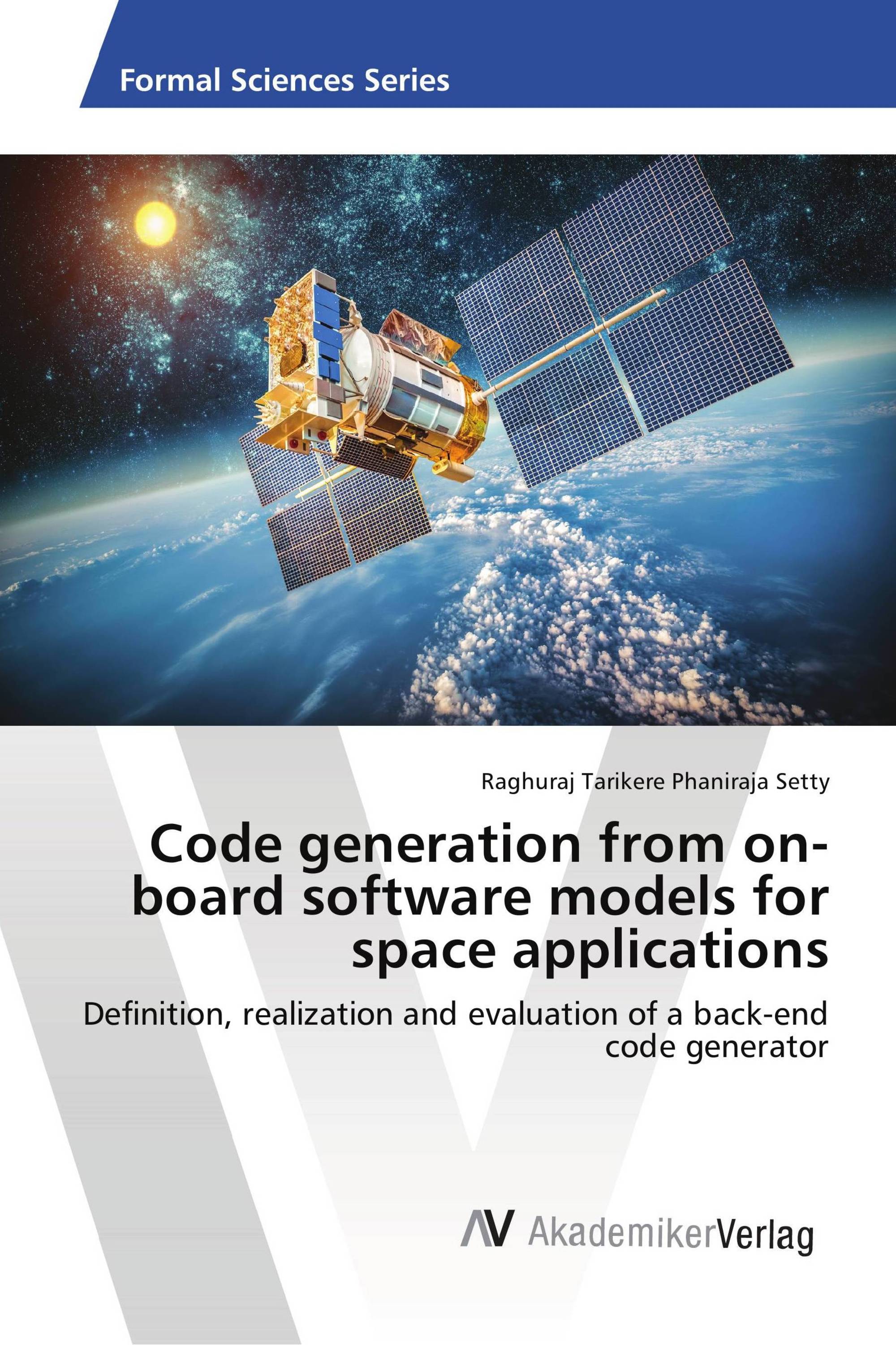 Code generation from on-board software models for space applications