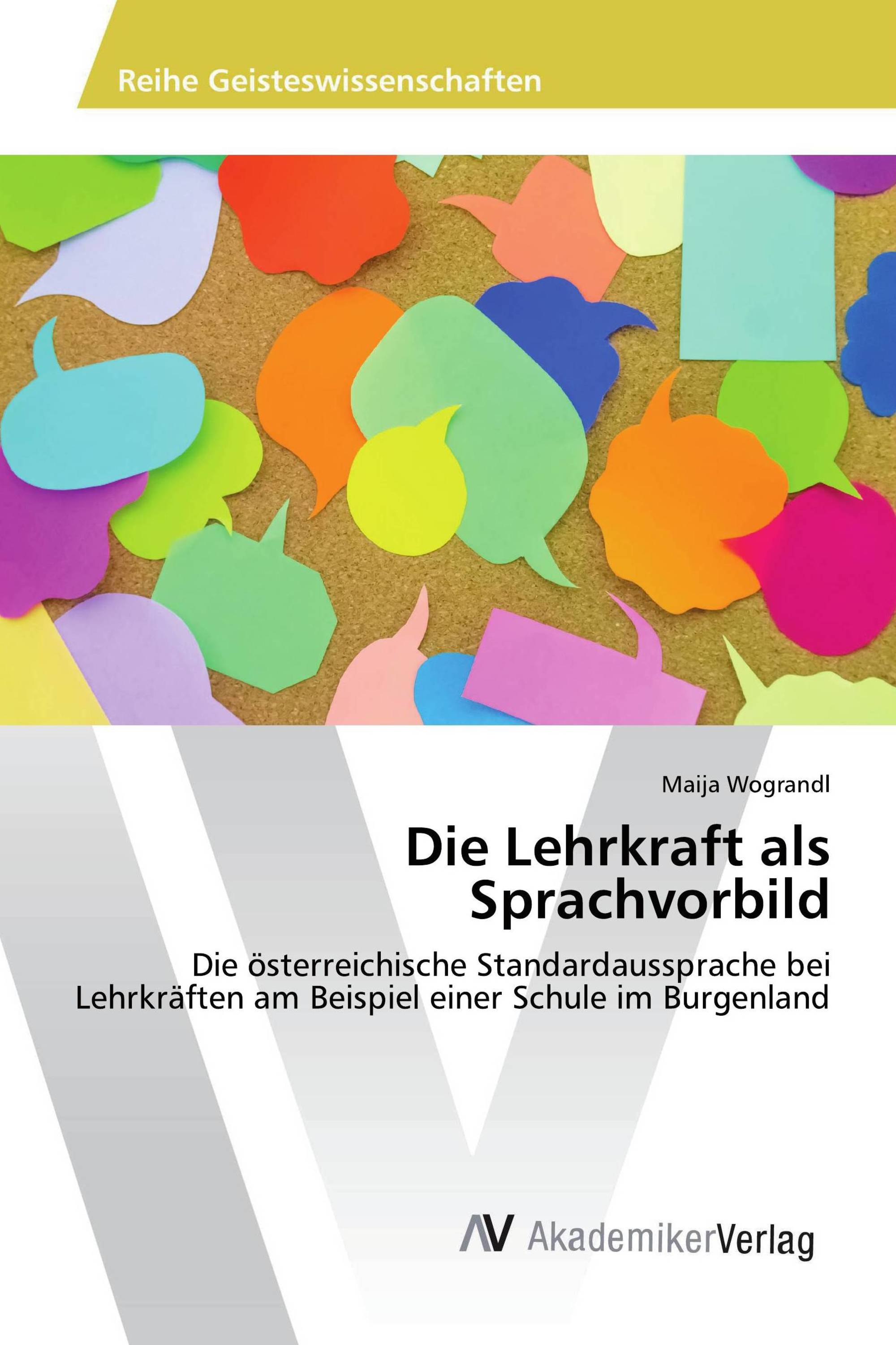 Die Lehrkraft als Sprachvorbild