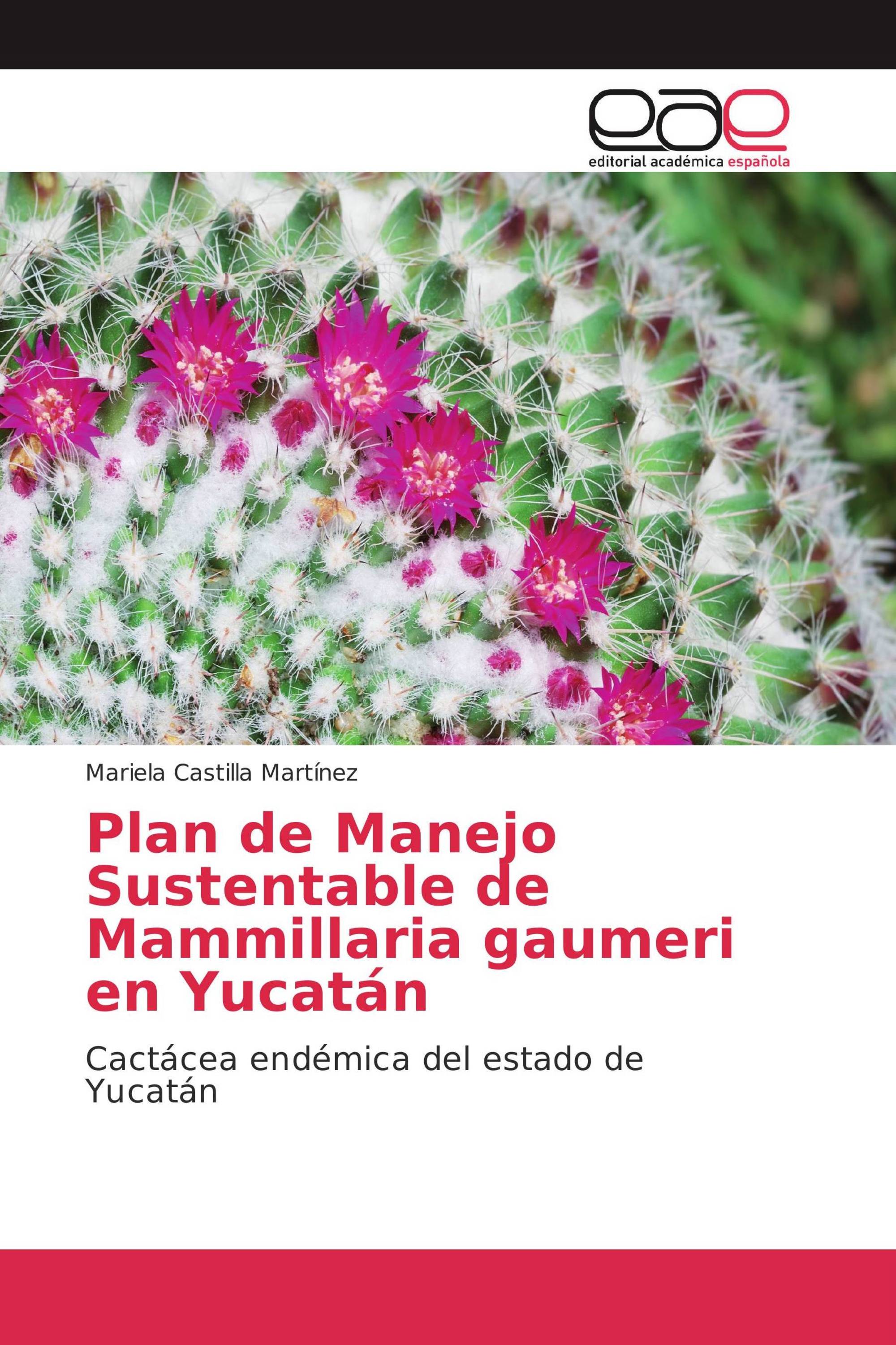 Plan de Manejo Sustentable de Mammillaria gaumeri en Yucatán