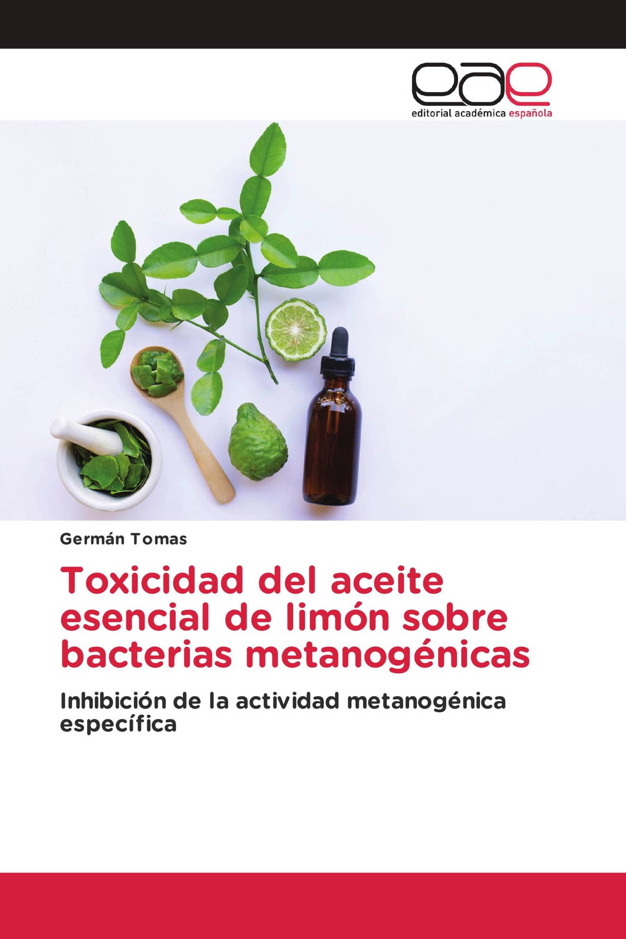 Toxicidad del aceite esencial de limón sobre bacterias metanogénicas