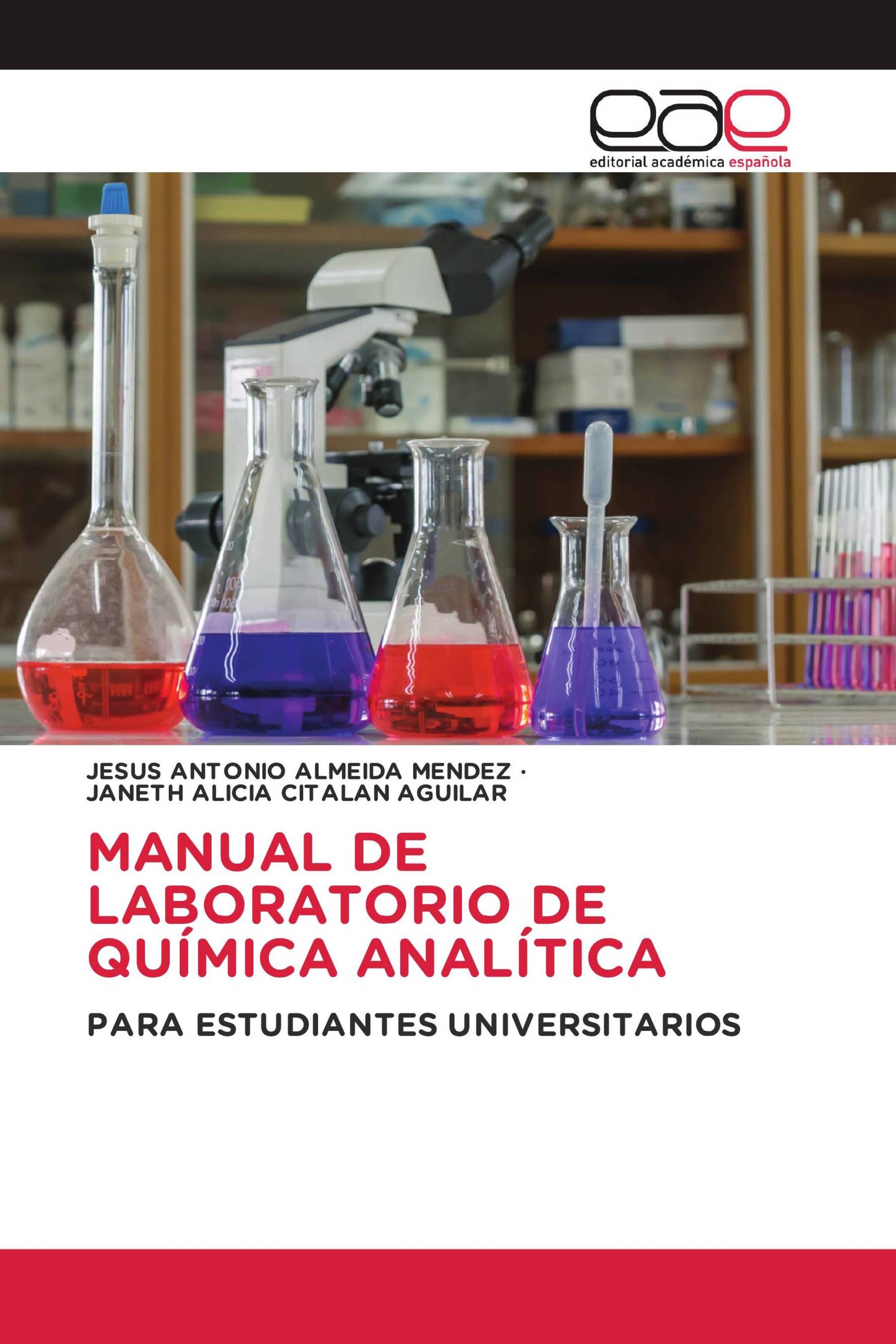 MANUAL DE LABORATORIO DE QUÍMICA ANALÍTICA