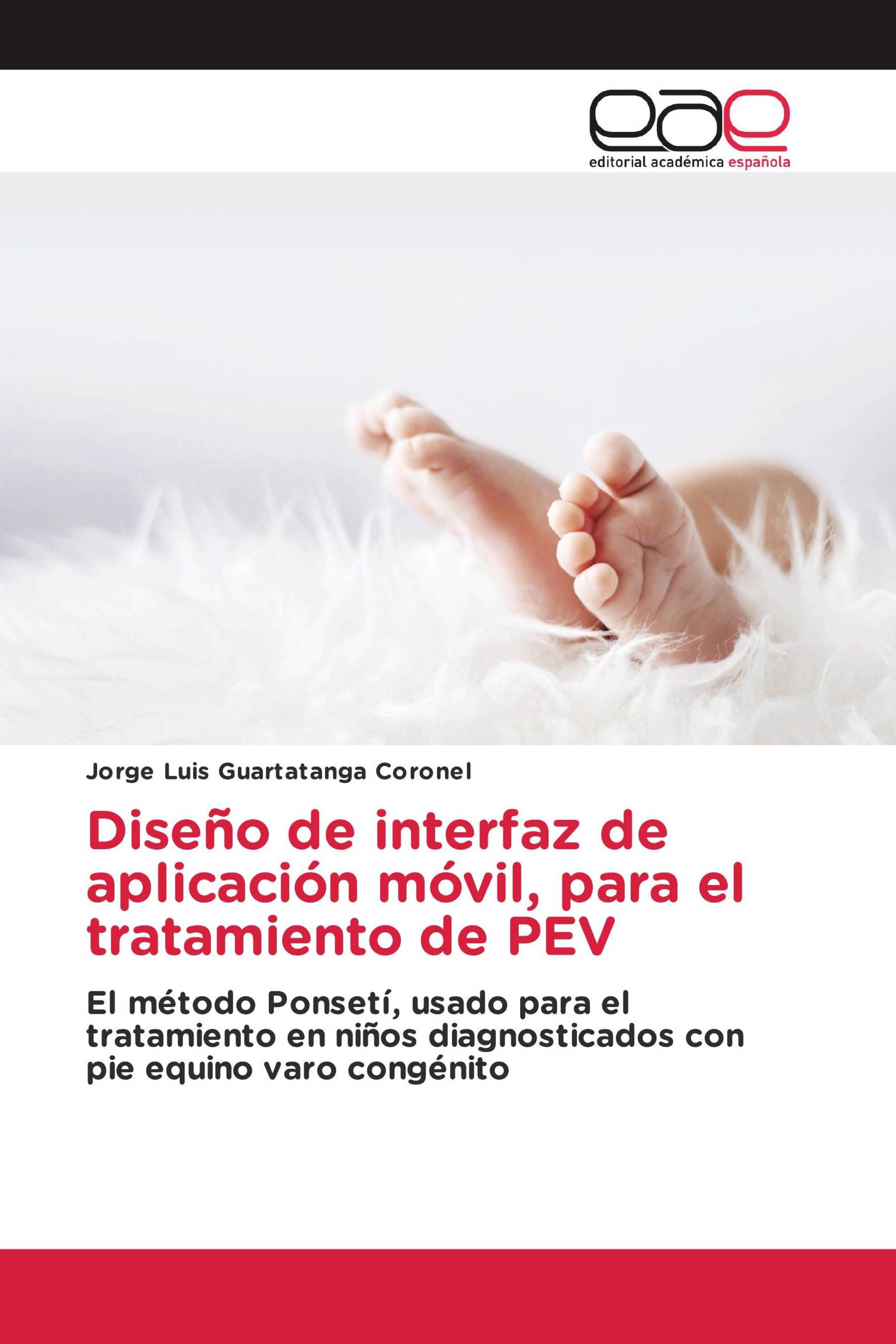 Diseño de interfaz de aplicación móvil, para el tratamiento de PEV