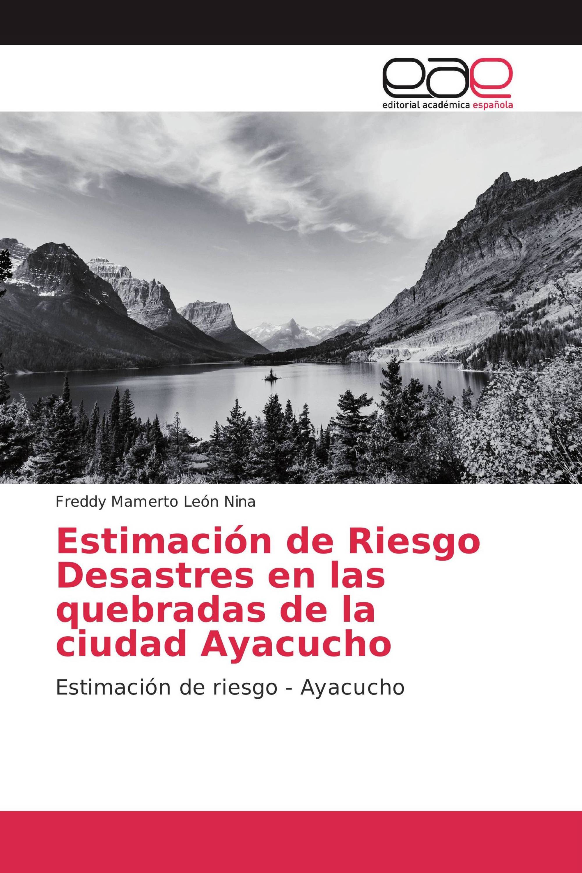 Estimación de Riesgo Desastres en las quebradas de la ciudad Ayacucho