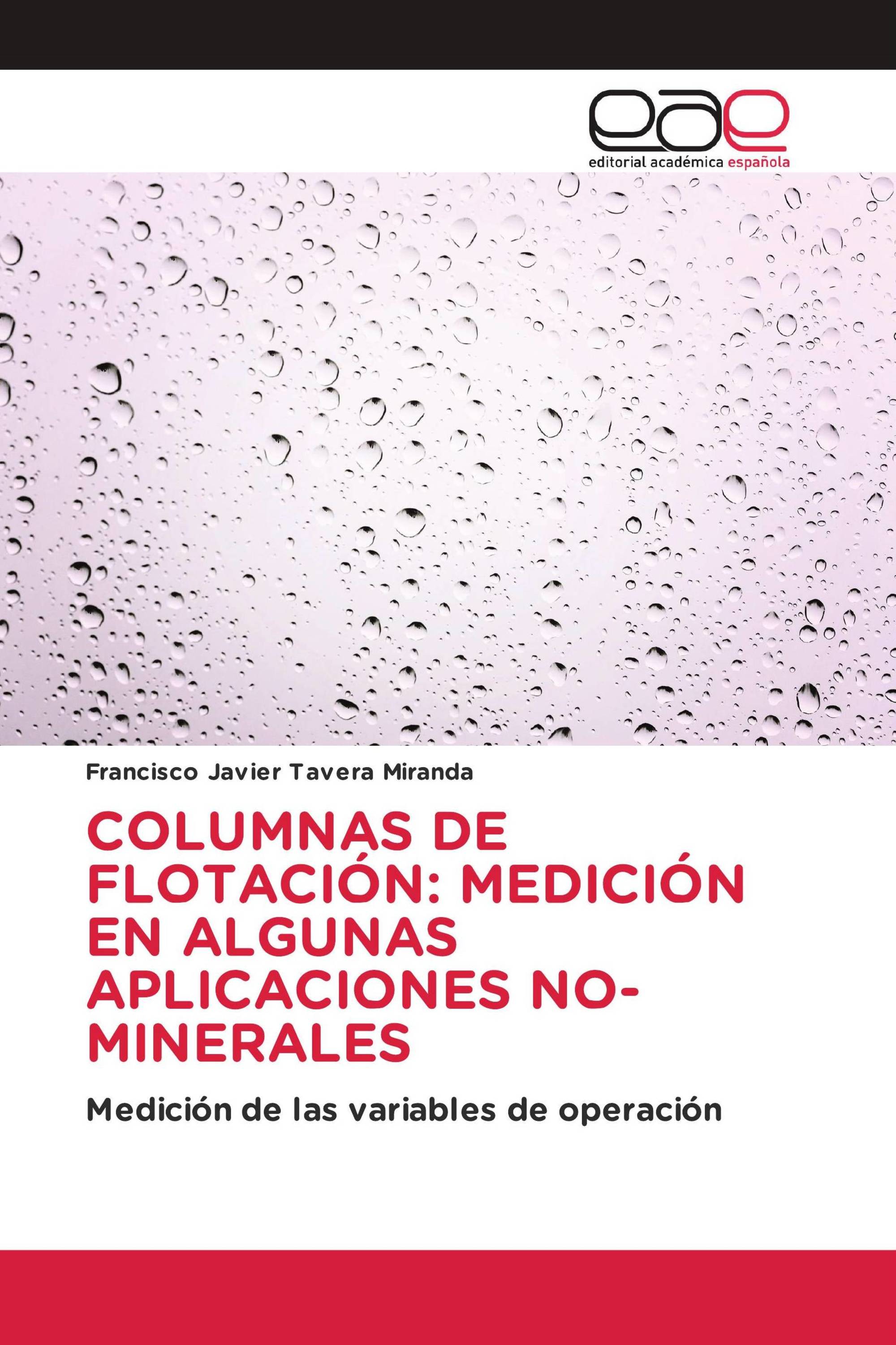 COLUMNAS DE FLOTACIÓN: MEDICIÓN EN ALGUNAS APLICACIONES NO-MINERALES